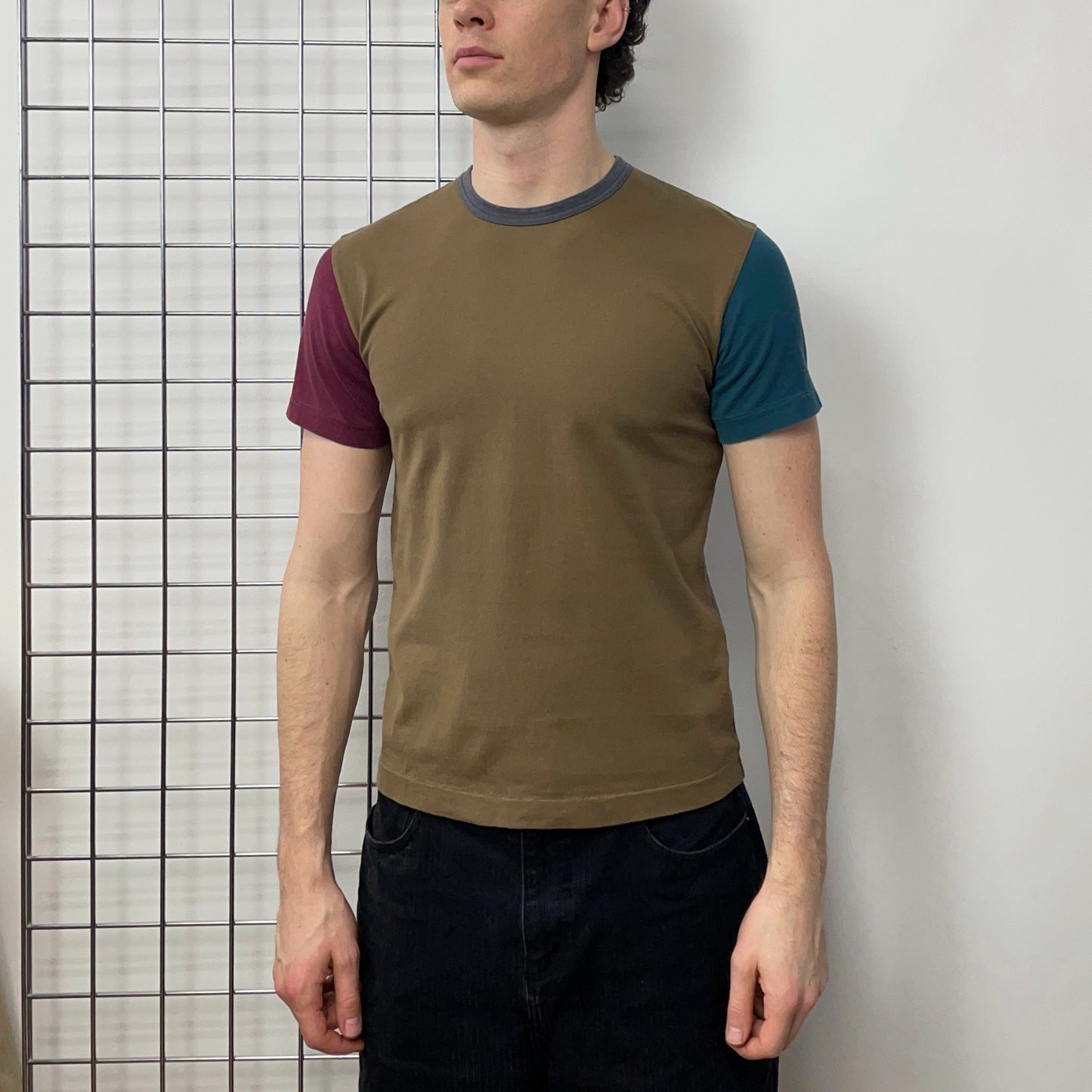 Comme Des Garçons Homme Deux SS20 Tri-Colour T-Shirt