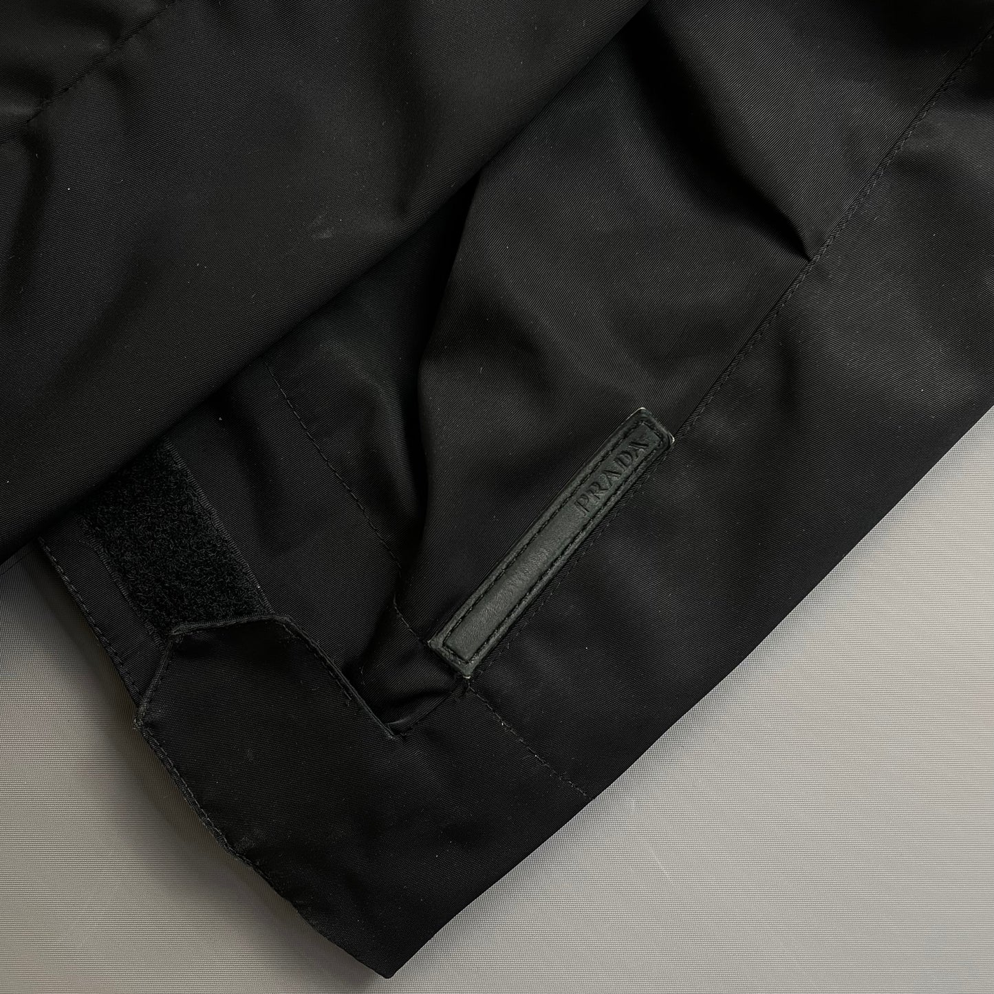 Prada Sport Black Multi-Pocket 2007 Field Jacket w/ Concealed Hood