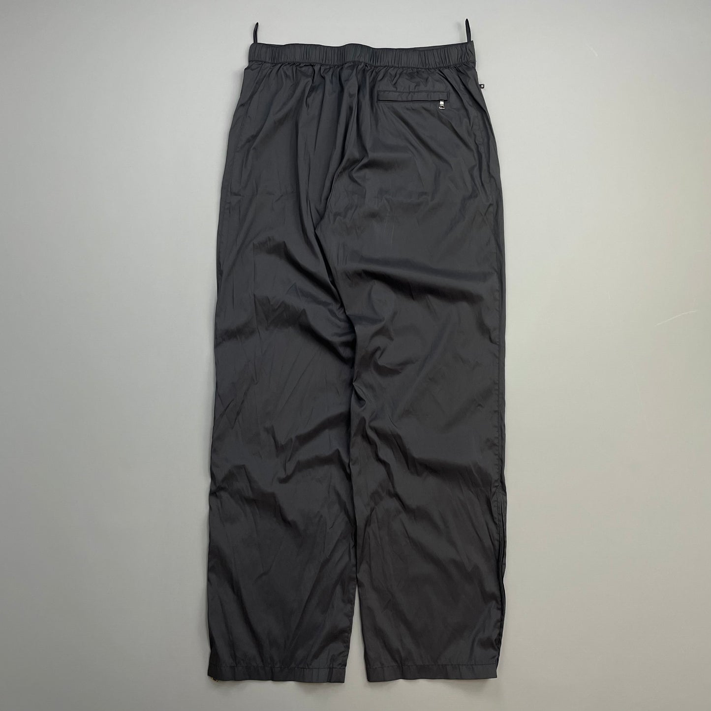 Prada Sport Black/Deep Purple 1999 Shell Track Pant Trousers