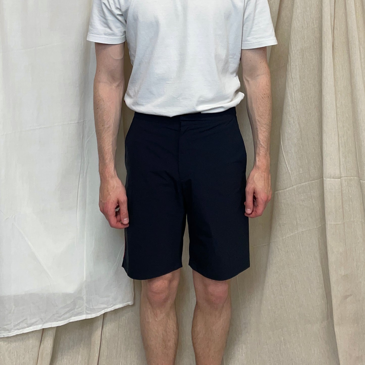 Prada Sport Navy 00s Nylon Technical Shorts