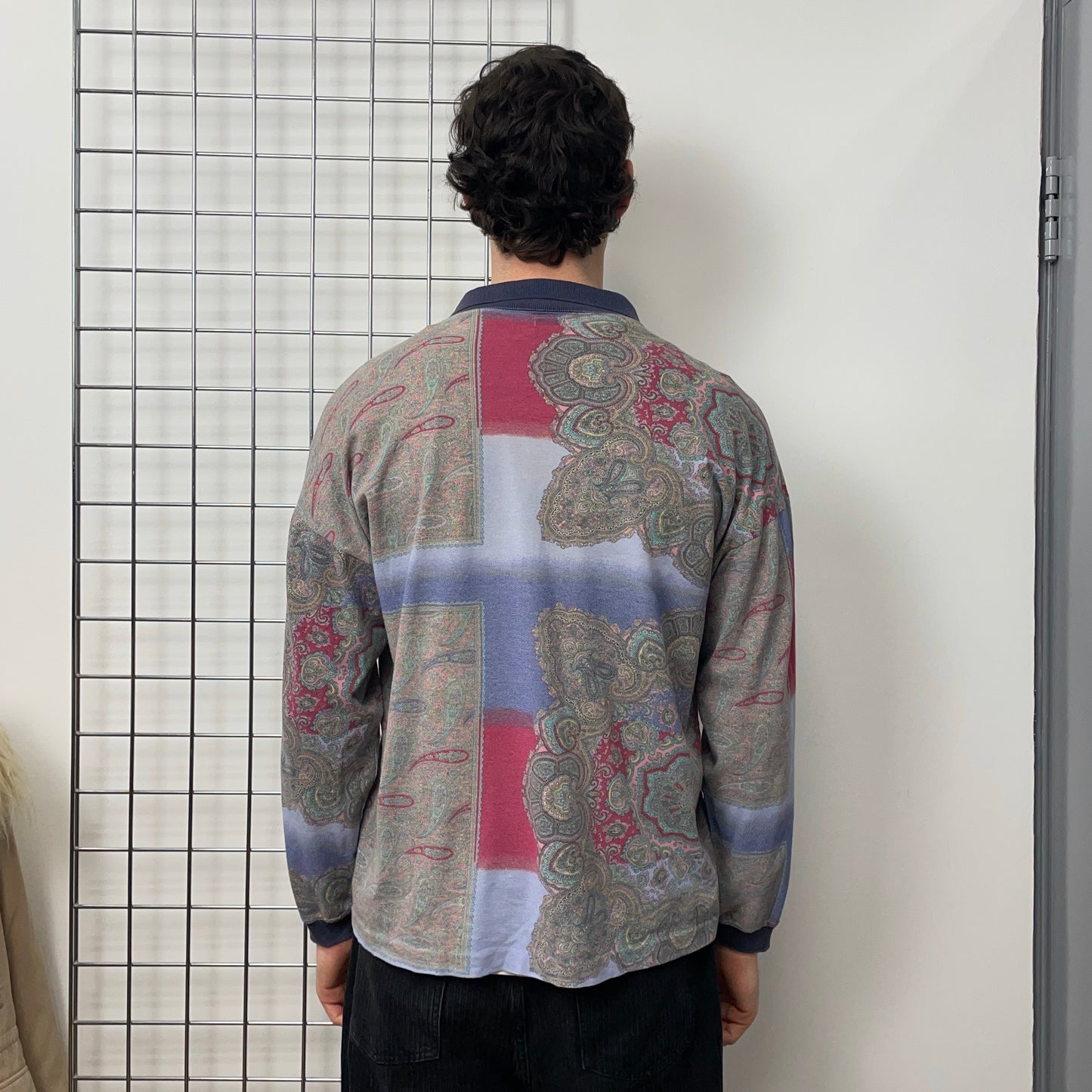 C.P. Company Multi-Colour 80s Paisley Ideas From Massimo Osti Long Sleeve Polo Shirt