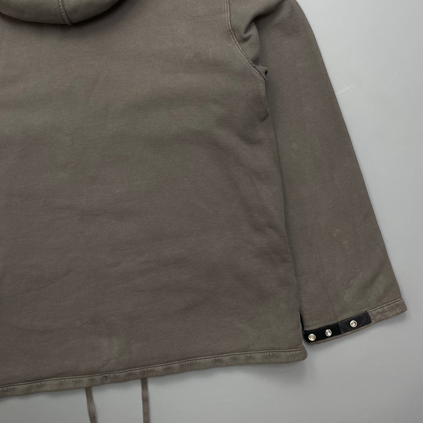 Stone Island Grey AW05 Zip-Through Heavyweight Hoodie Jacket