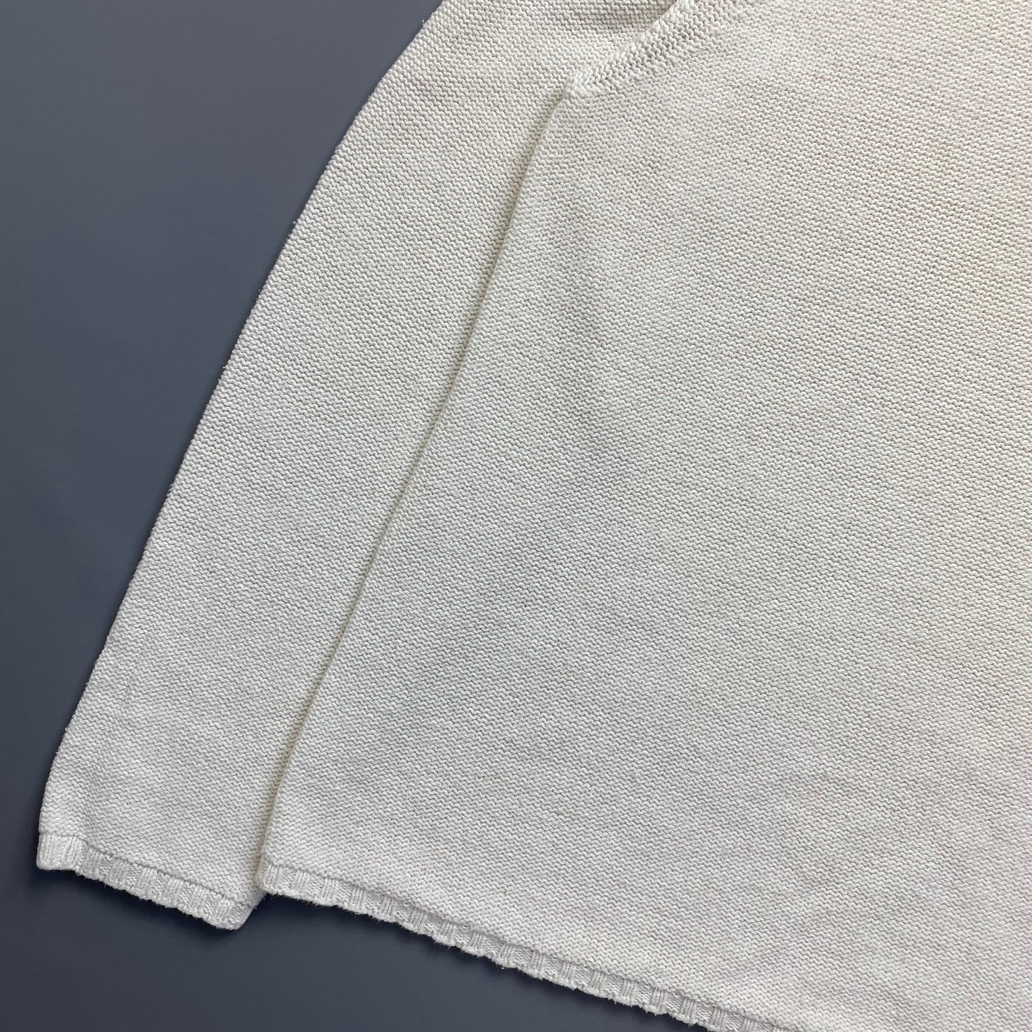 Stone Island Cream Midweight Knit SS01 Mockneck Jumper