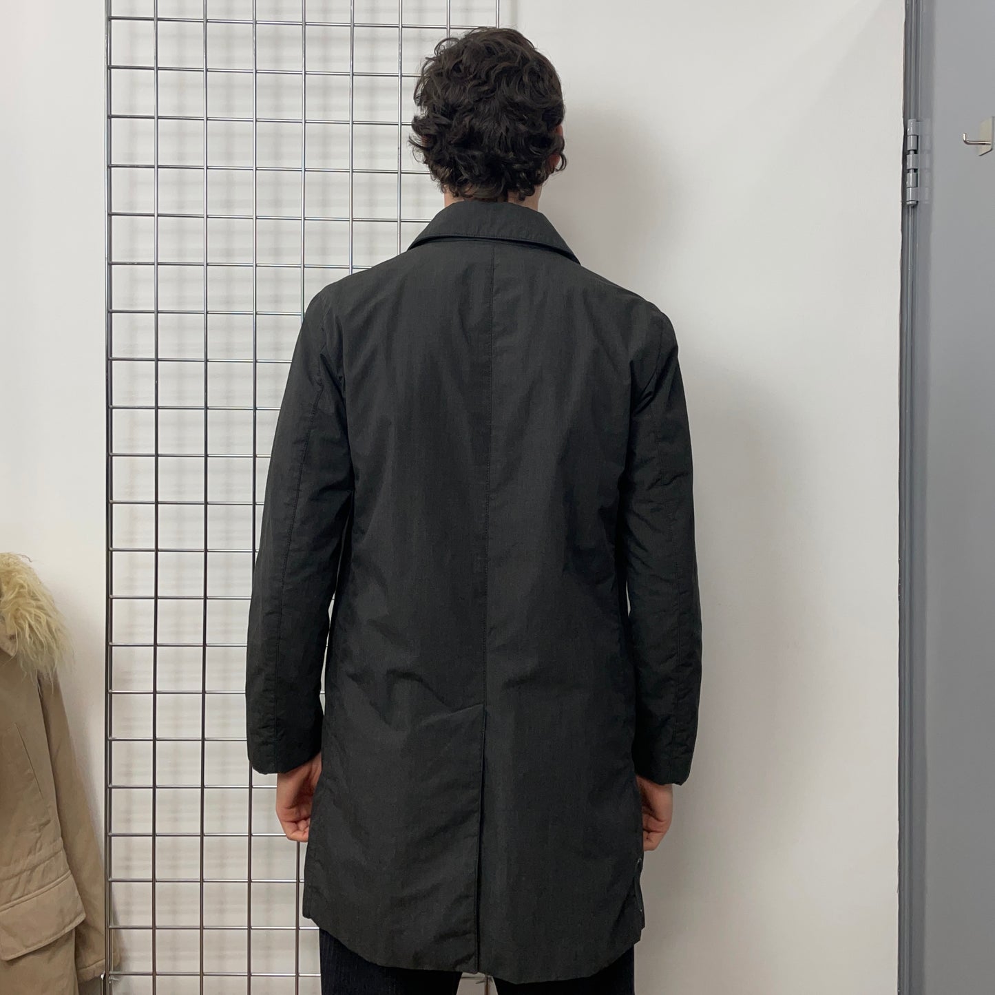 Prada Sport Grey 2007 Kevlar Padded Trench Coat
