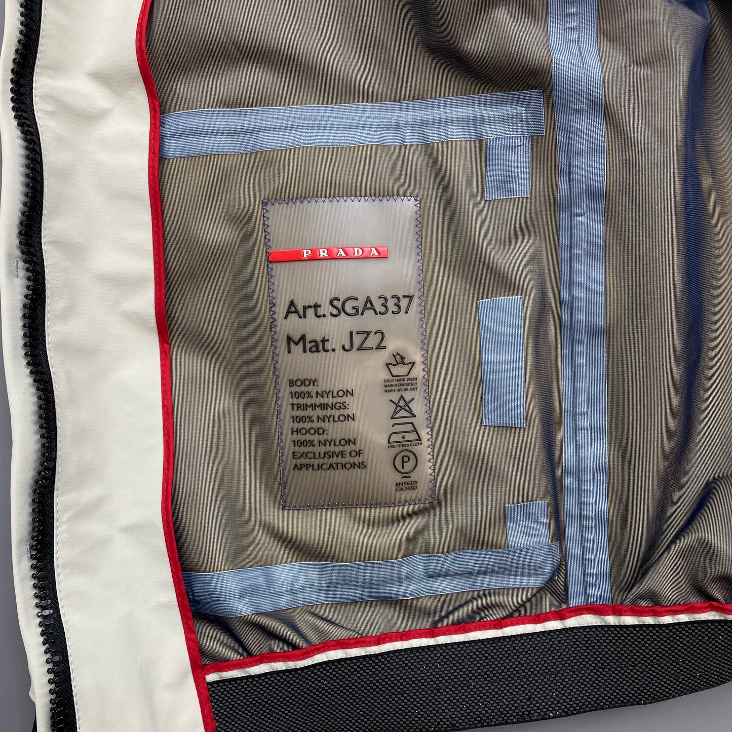 Prada Sport Luna Rossa Challenge 2003 Goretex Sailing Racing Jacket