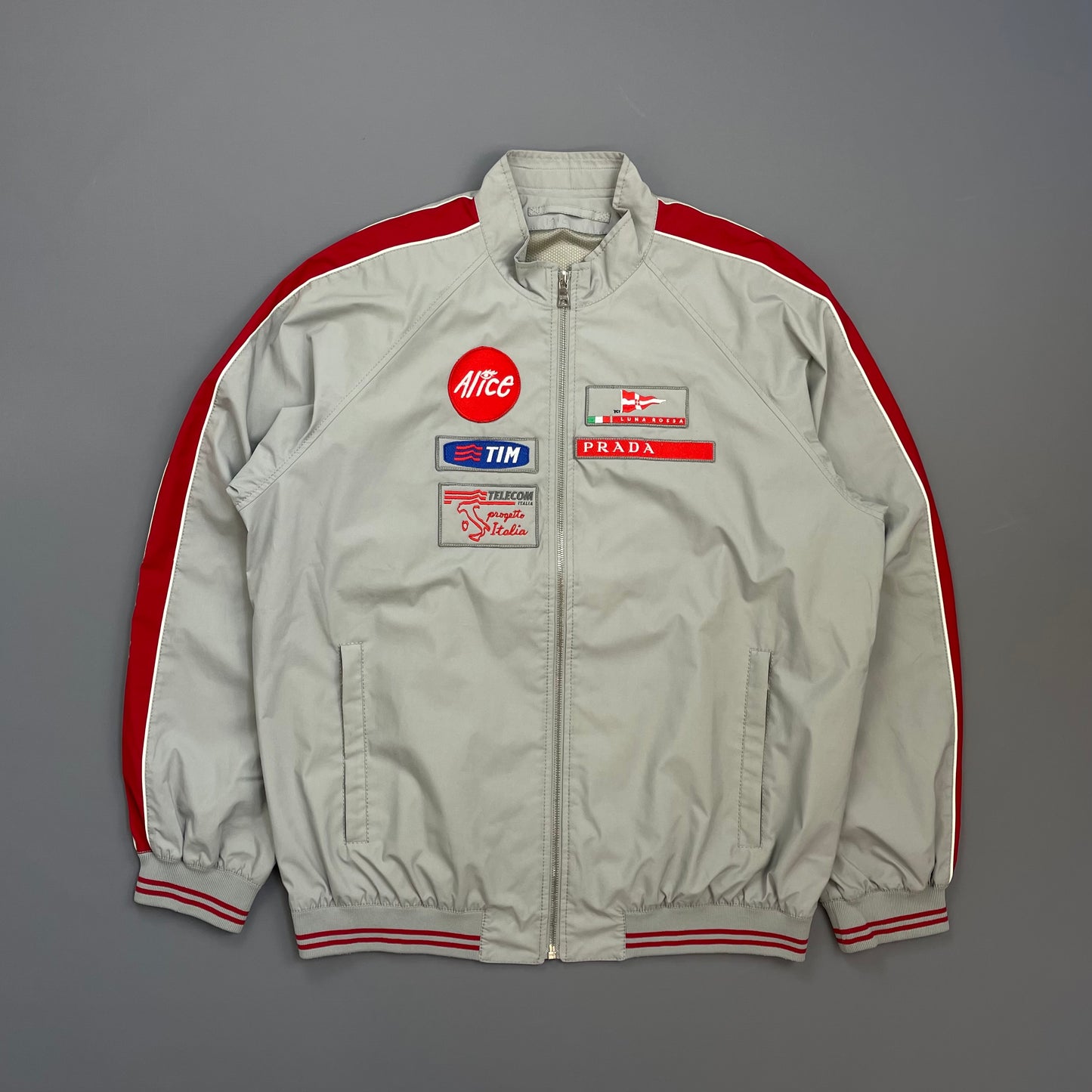 Prada Luna Rossa 2000's Sailing Team Racing Windbreaker Jacket
