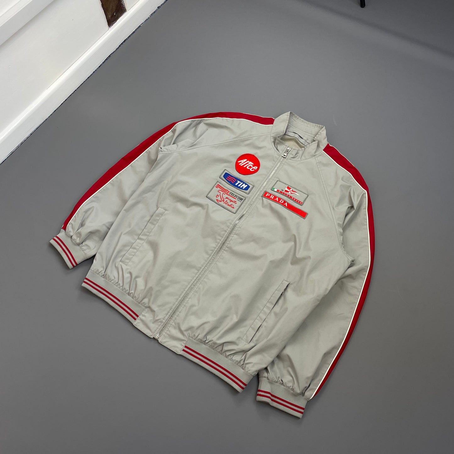 Prada Luna Rossa 2000's Sailing Team Racing Windbreaker Jacket