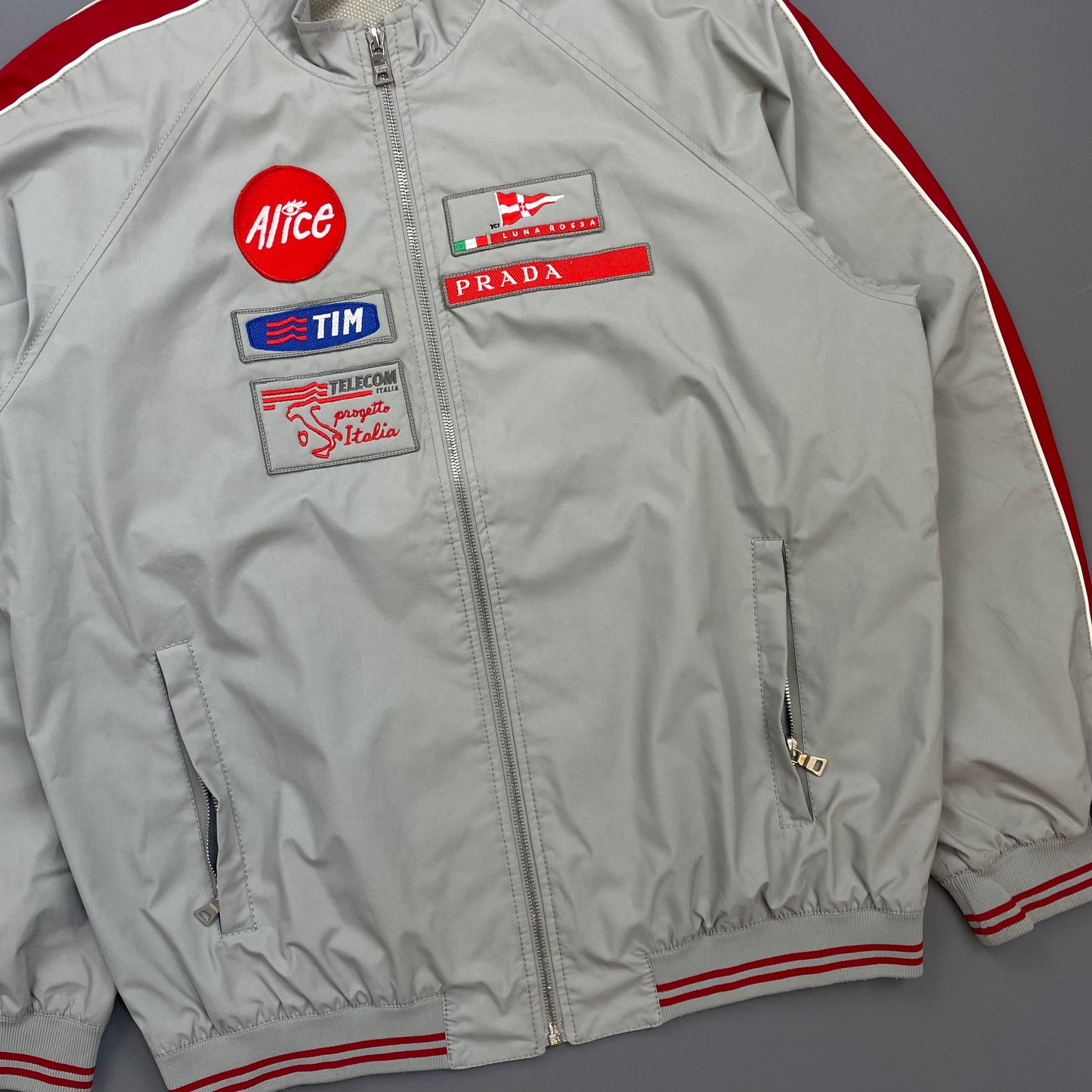 Prada Luna Rossa 2000's Sailing Team Racing Windbreaker Jacket