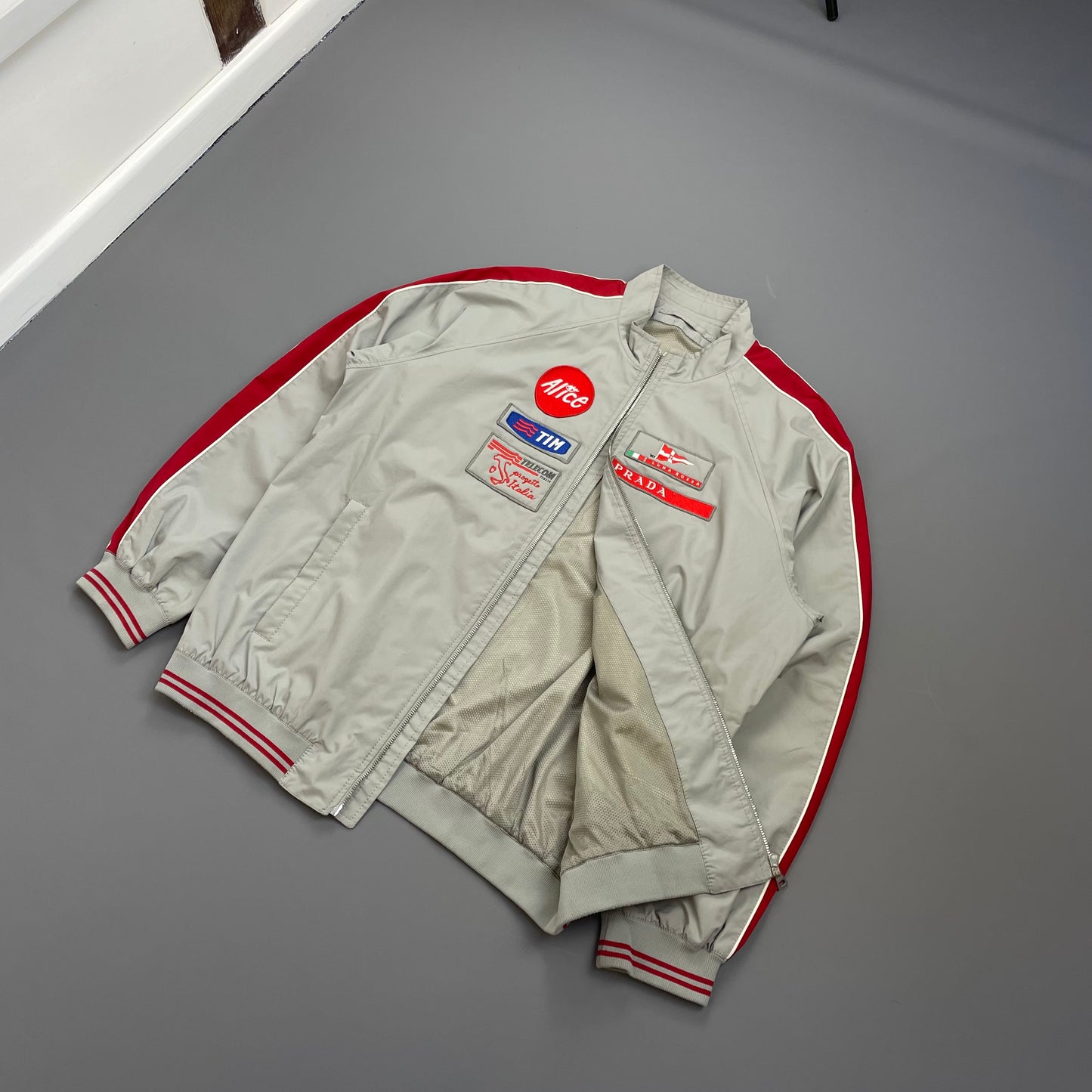 Prada Luna Rossa 2000's Sailing Team Racing Windbreaker Jacket