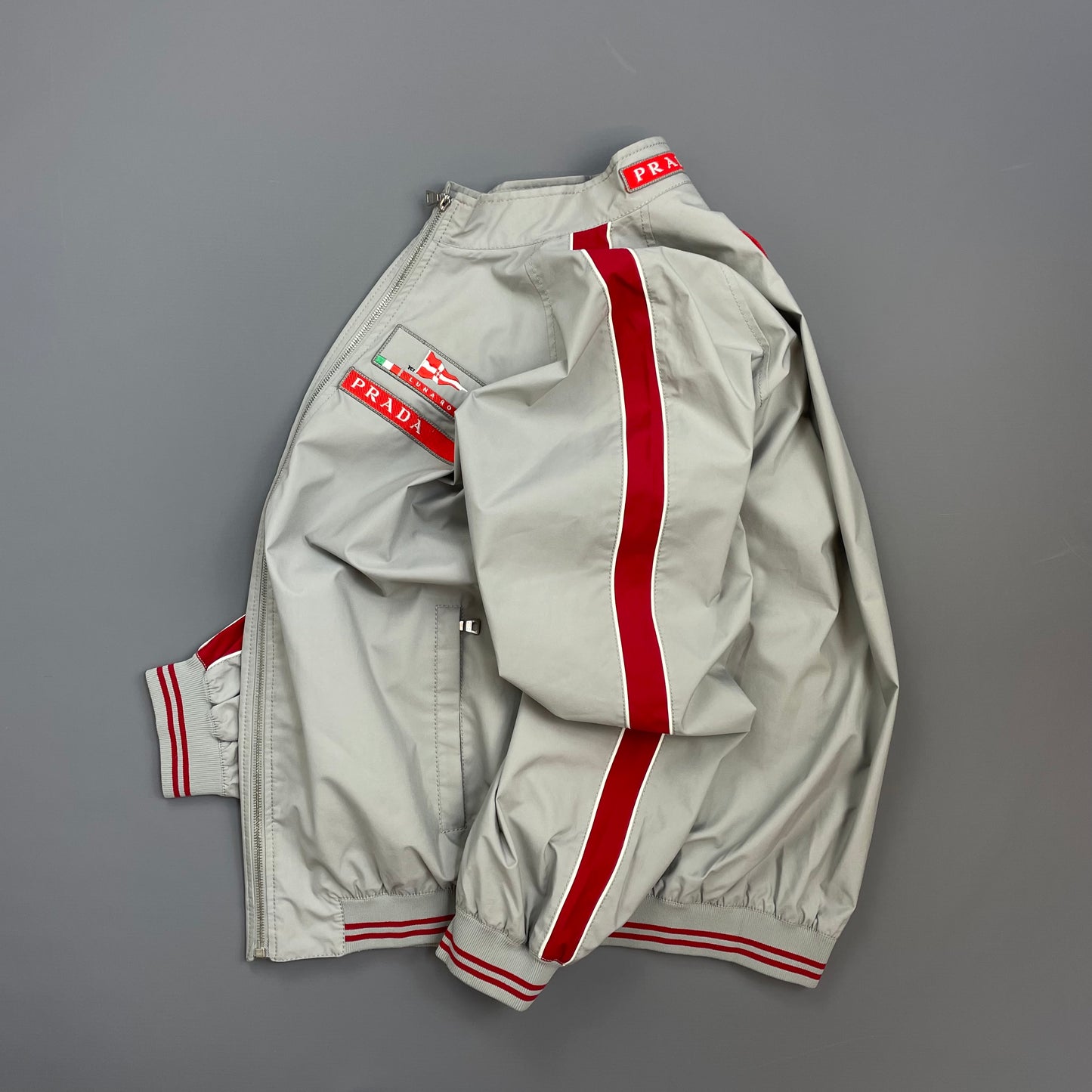 Prada Luna Rossa 2000's Sailing Team Racing Windbreaker Jacket