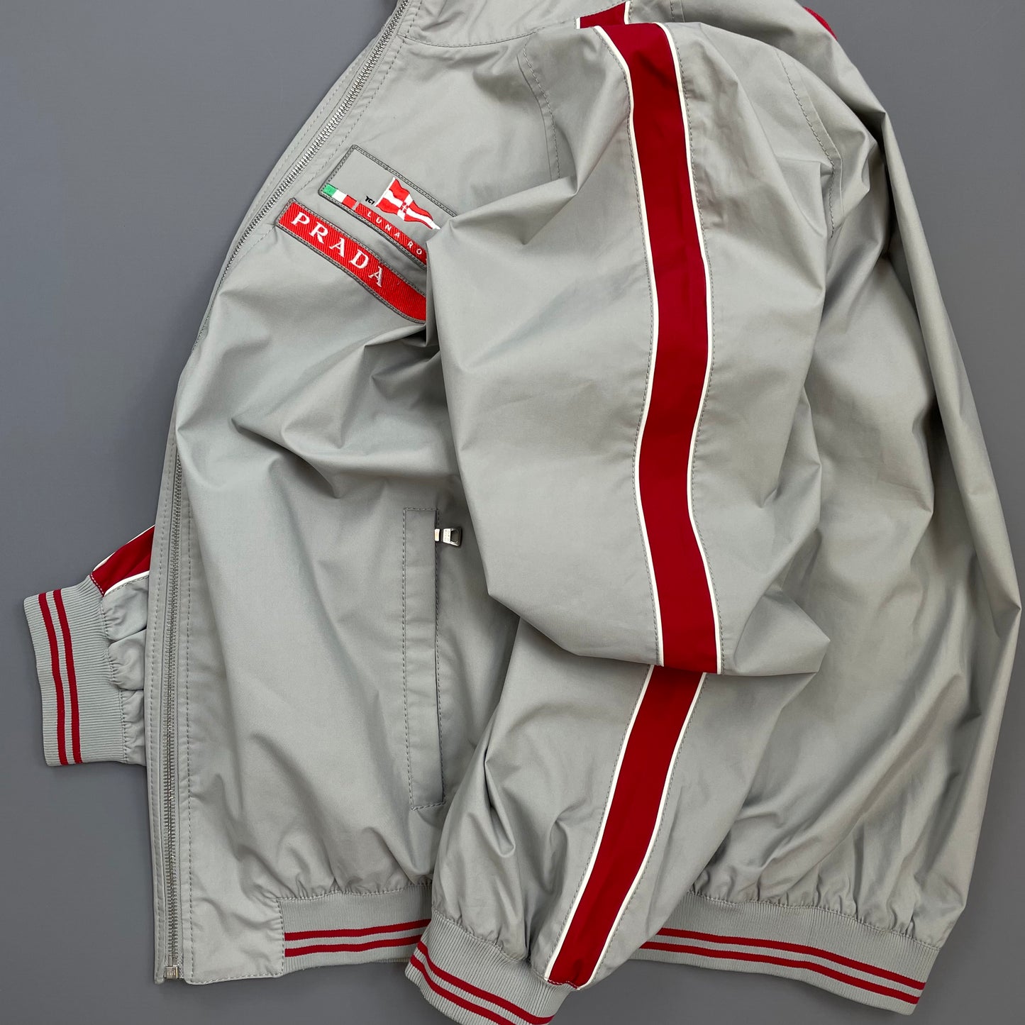 Prada Luna Rossa 2000's Sailing Team Racing Windbreaker Jacket