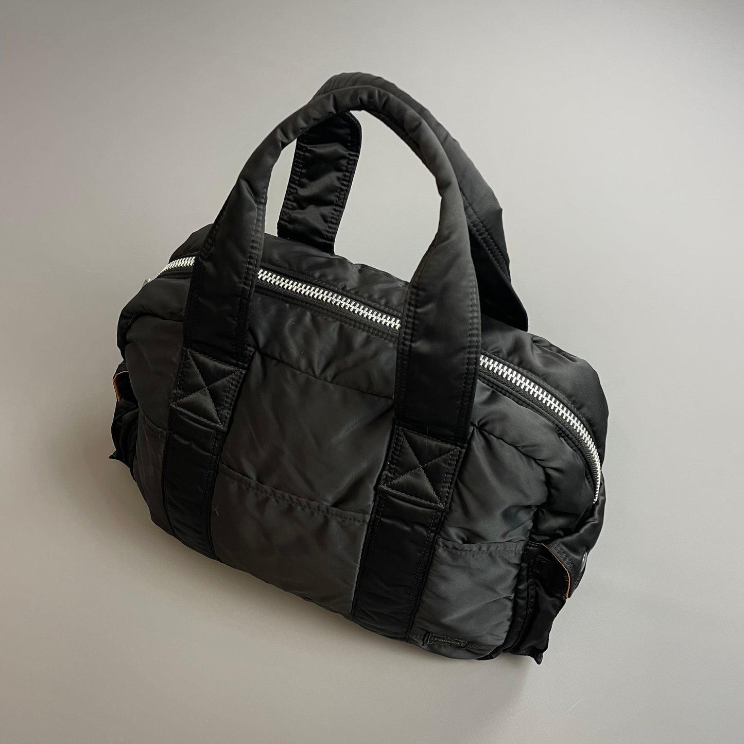 Porter Yoshida & Co. Black Nylon Tanker Handheld Boston Duffle Bag