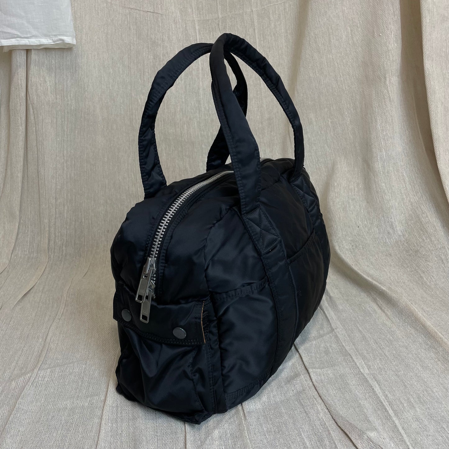 Porter Yoshida & Co. Black Nylon Tanker Handheld Boston Duffle Bag