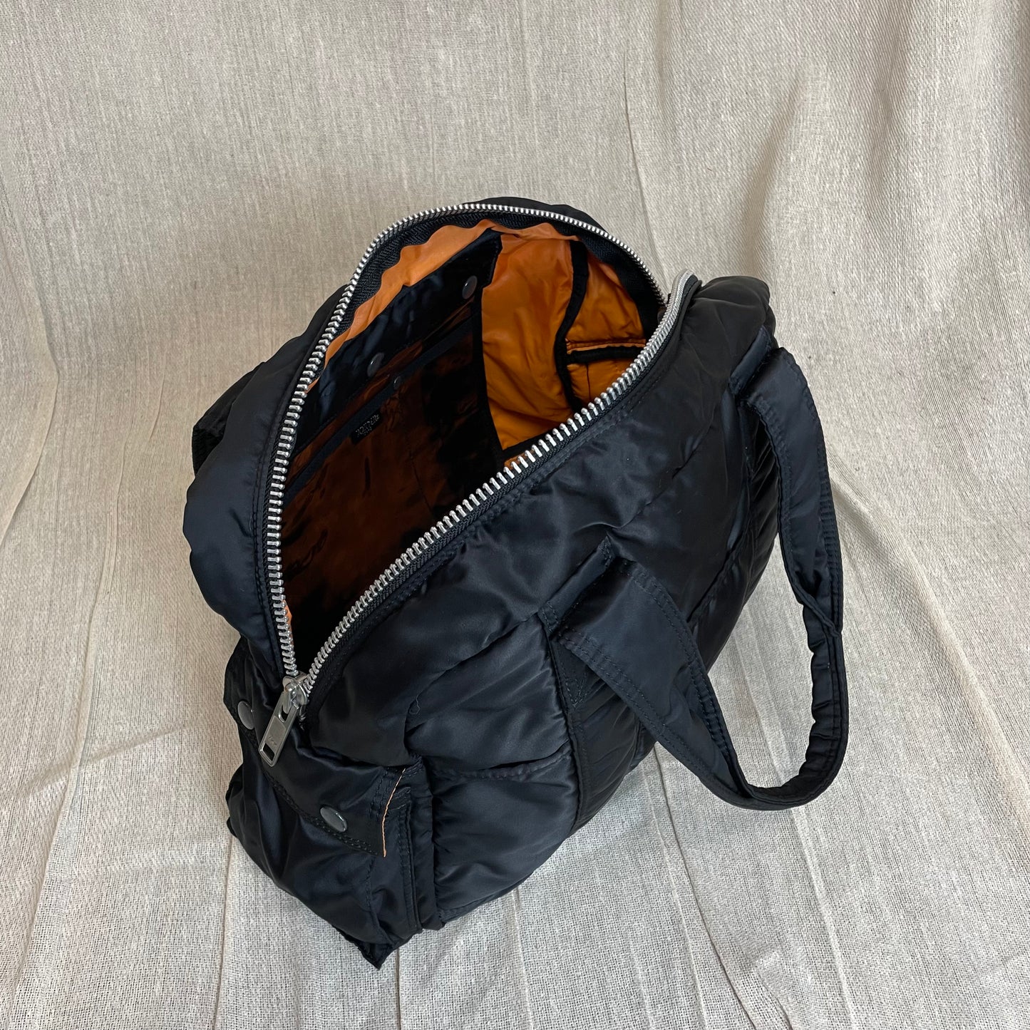 Porter Yoshida & Co. Black Nylon Tanker Handheld Boston Duffle Bag