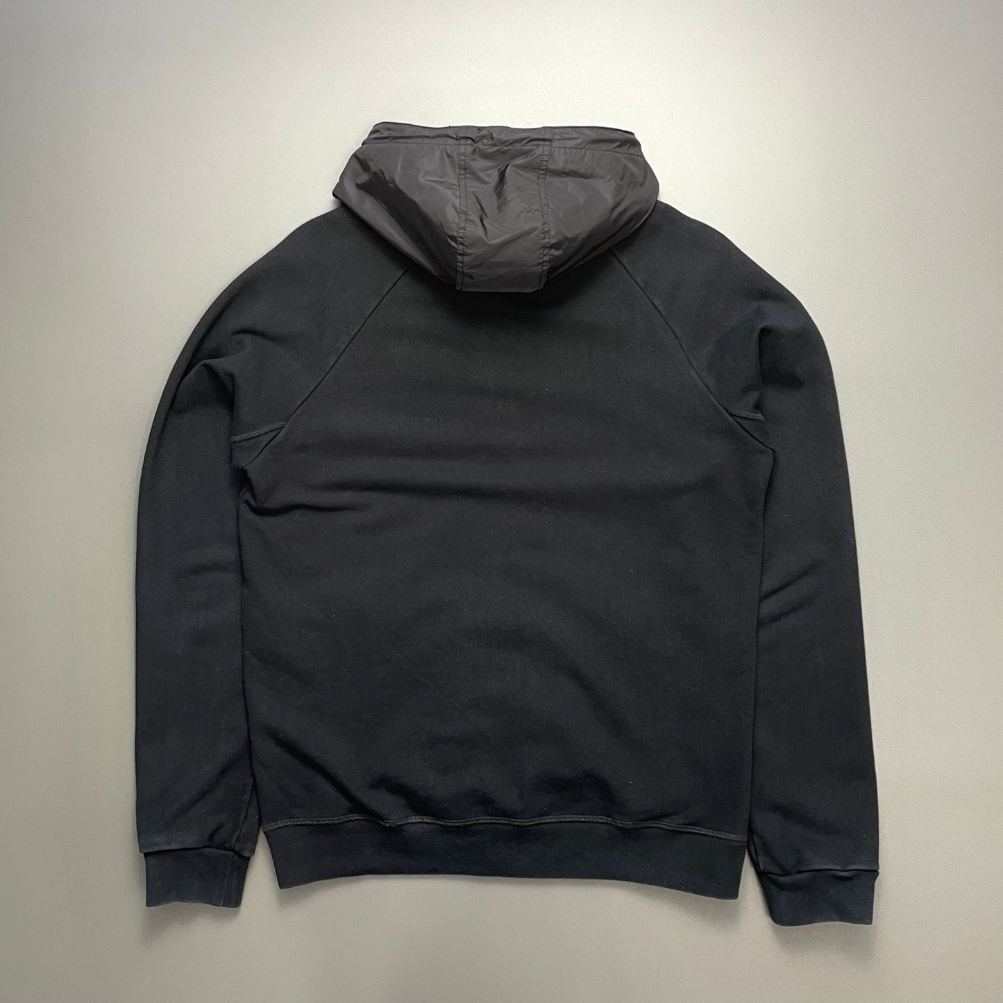 Prada Sport Black 2016 Nylon Hood Zip-Through Hoodie