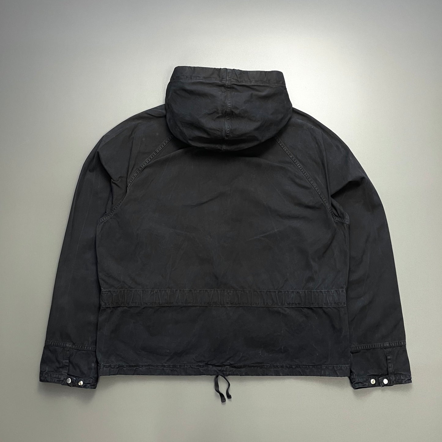 Stone Island Denims Navy SS06 Hooded Cotton Windbreaker Jacket