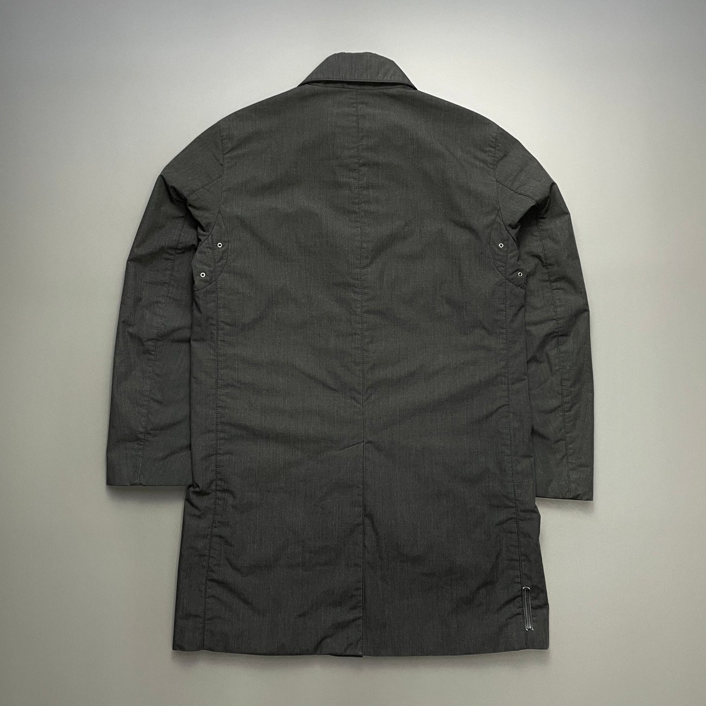 Prada Sport Grey 2007 Kevlar Padded Trench Coat