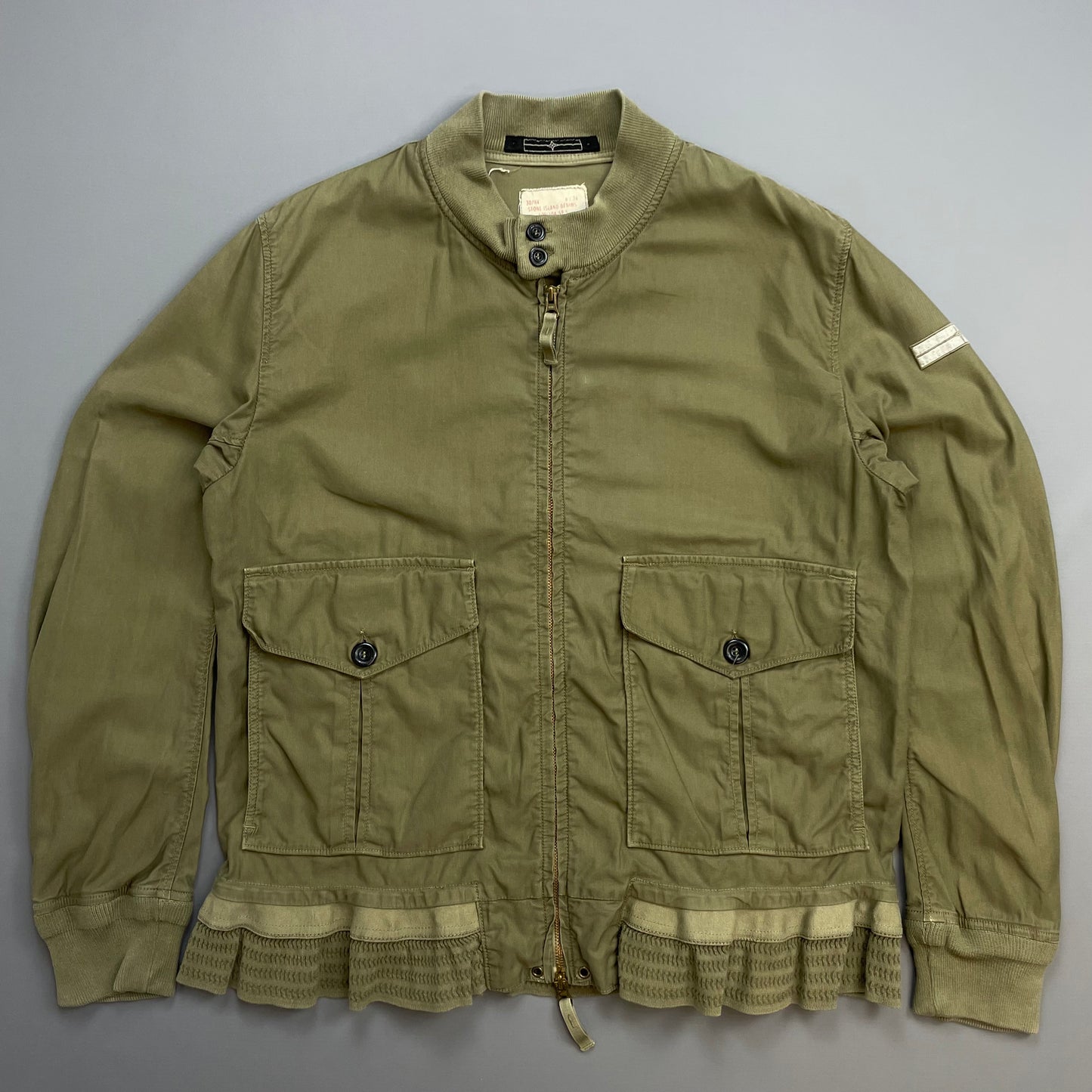 Stone Island Denims Khaki SS08 Military Jacket