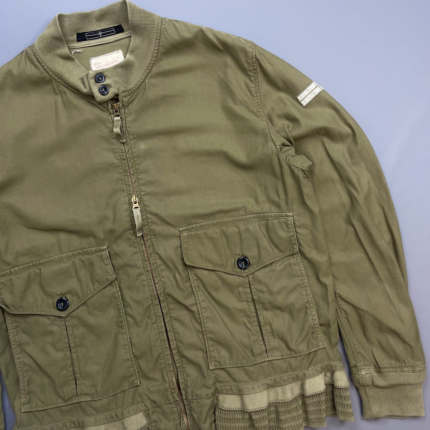 Stone Island Denims Khaki SS08 Military Jacket