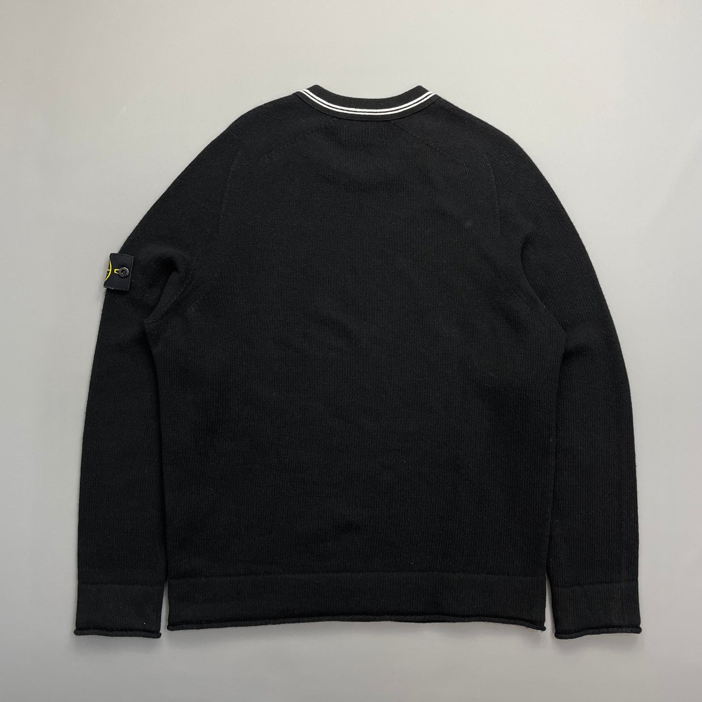 Stone Island Black AW17 Midweight Soft Knit Crewneck Jumper