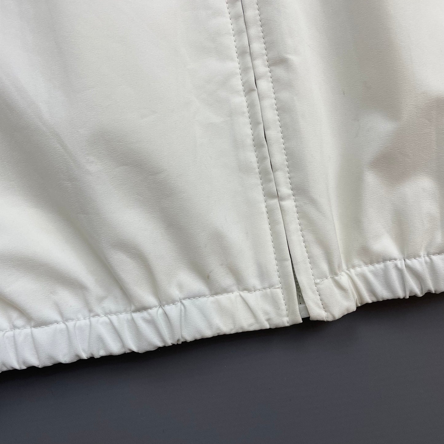 Prada Sport Cream White 00s Goretex Harrington Bomber Jacket