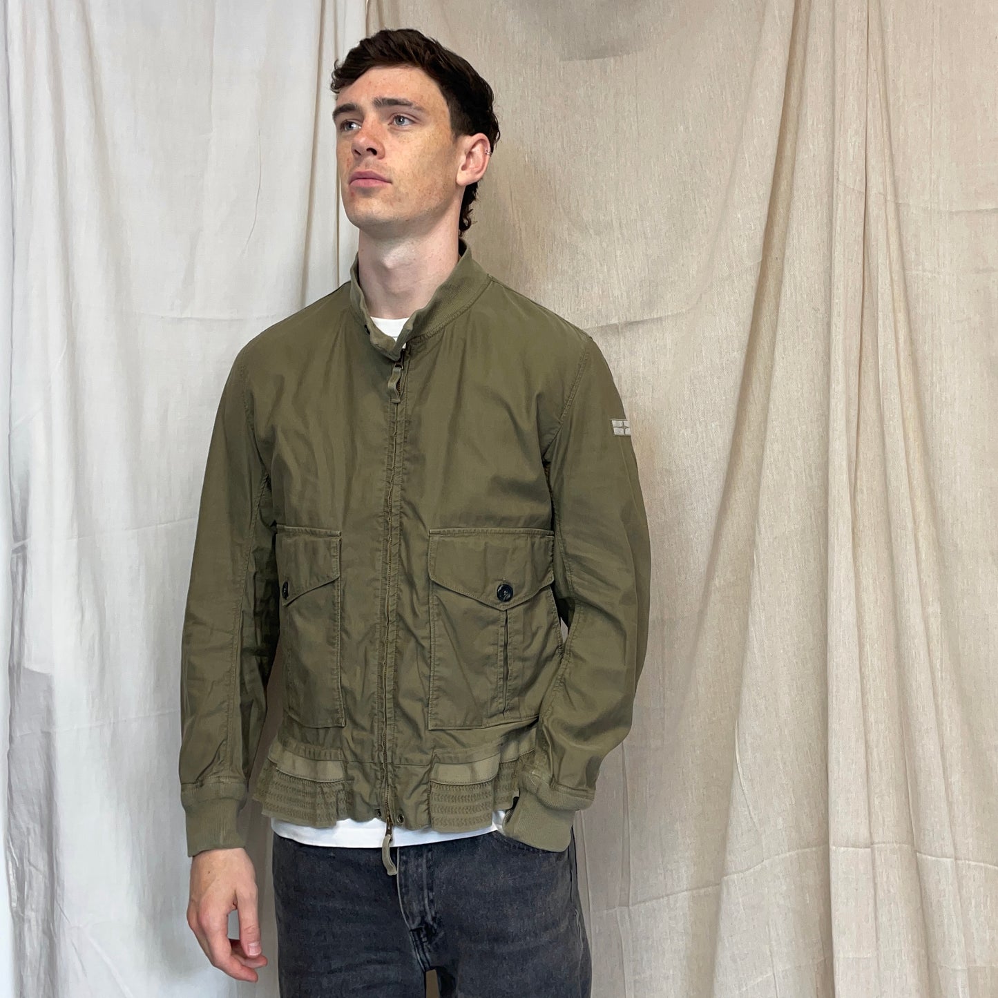 Stone Island Denims Khaki SS08 Military Jacket