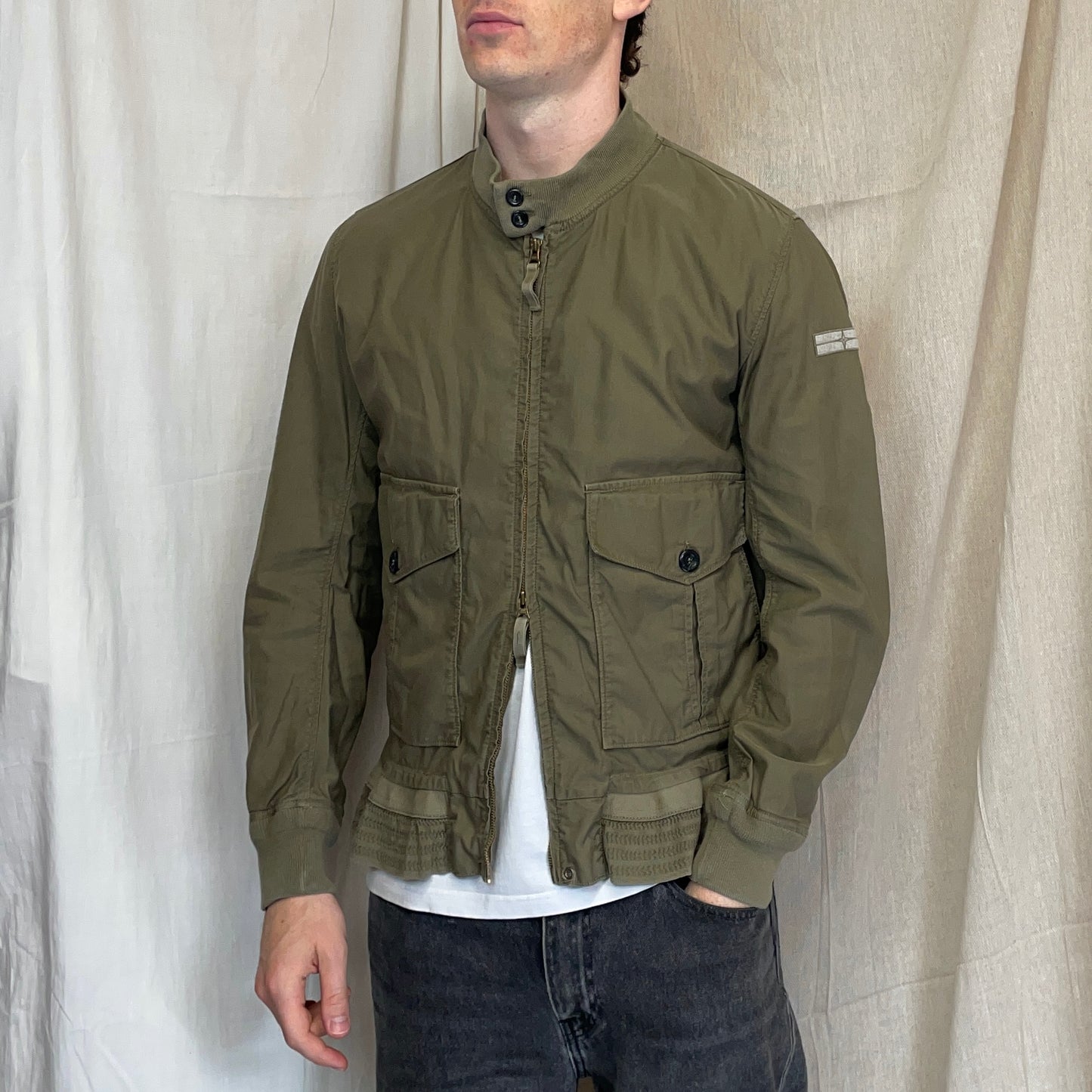 Stone Island Denims Khaki SS08 Military Jacket