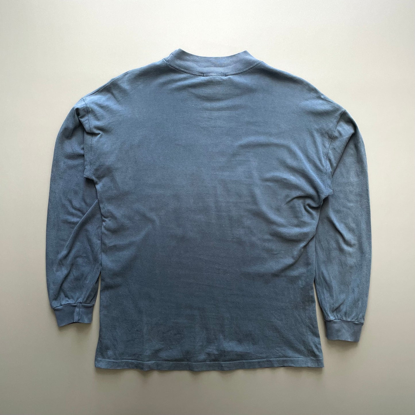 Emporio Armani Navy 90s Graphic Long Sleeve T-Shirt