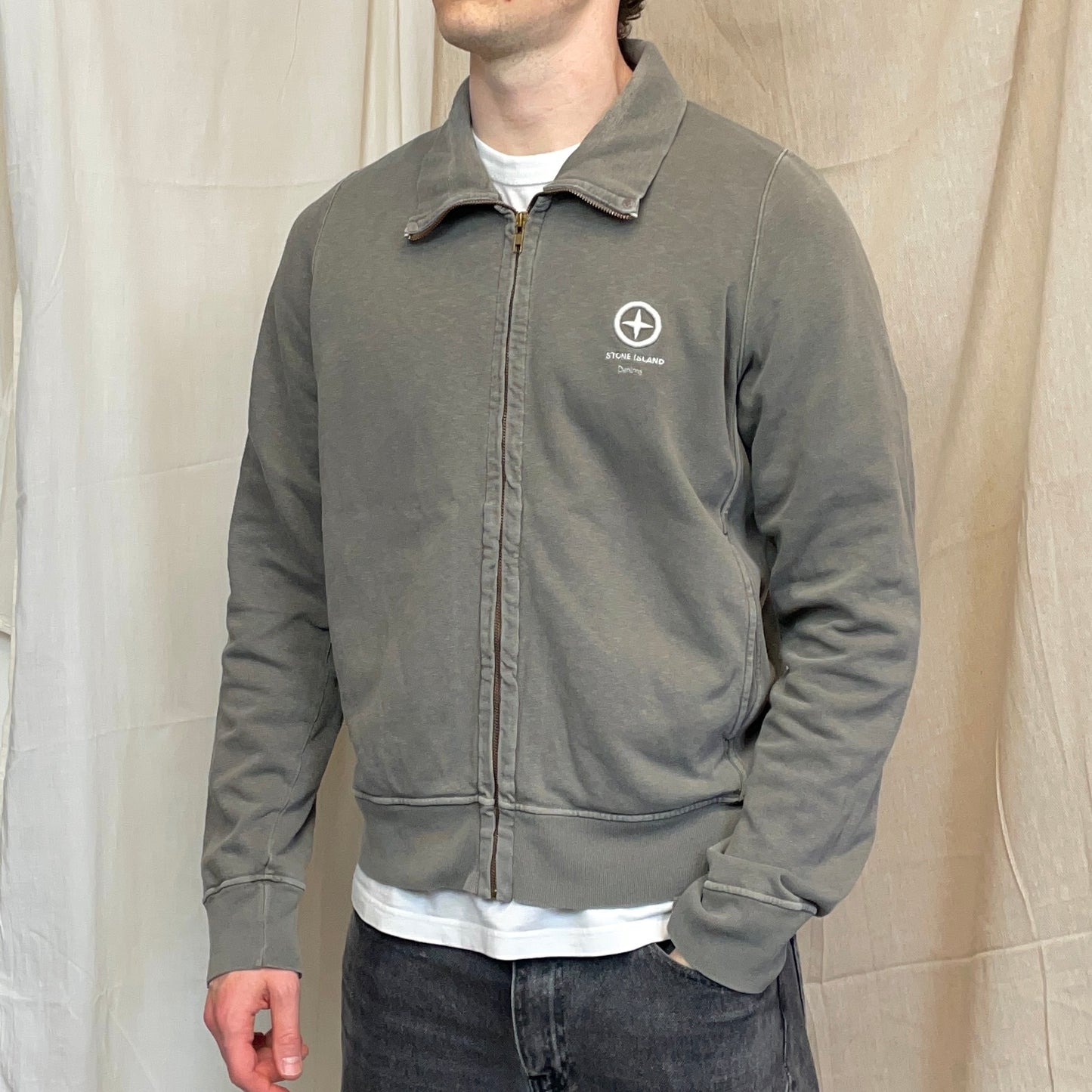 Stone Island Denims Grey AW05 Lightweight Cotton Jacket