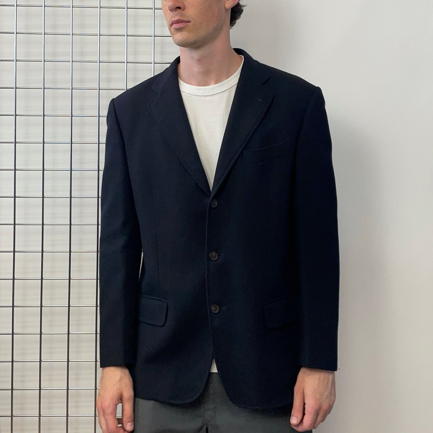 C.P. Company Navy 00s Wool Blazer
