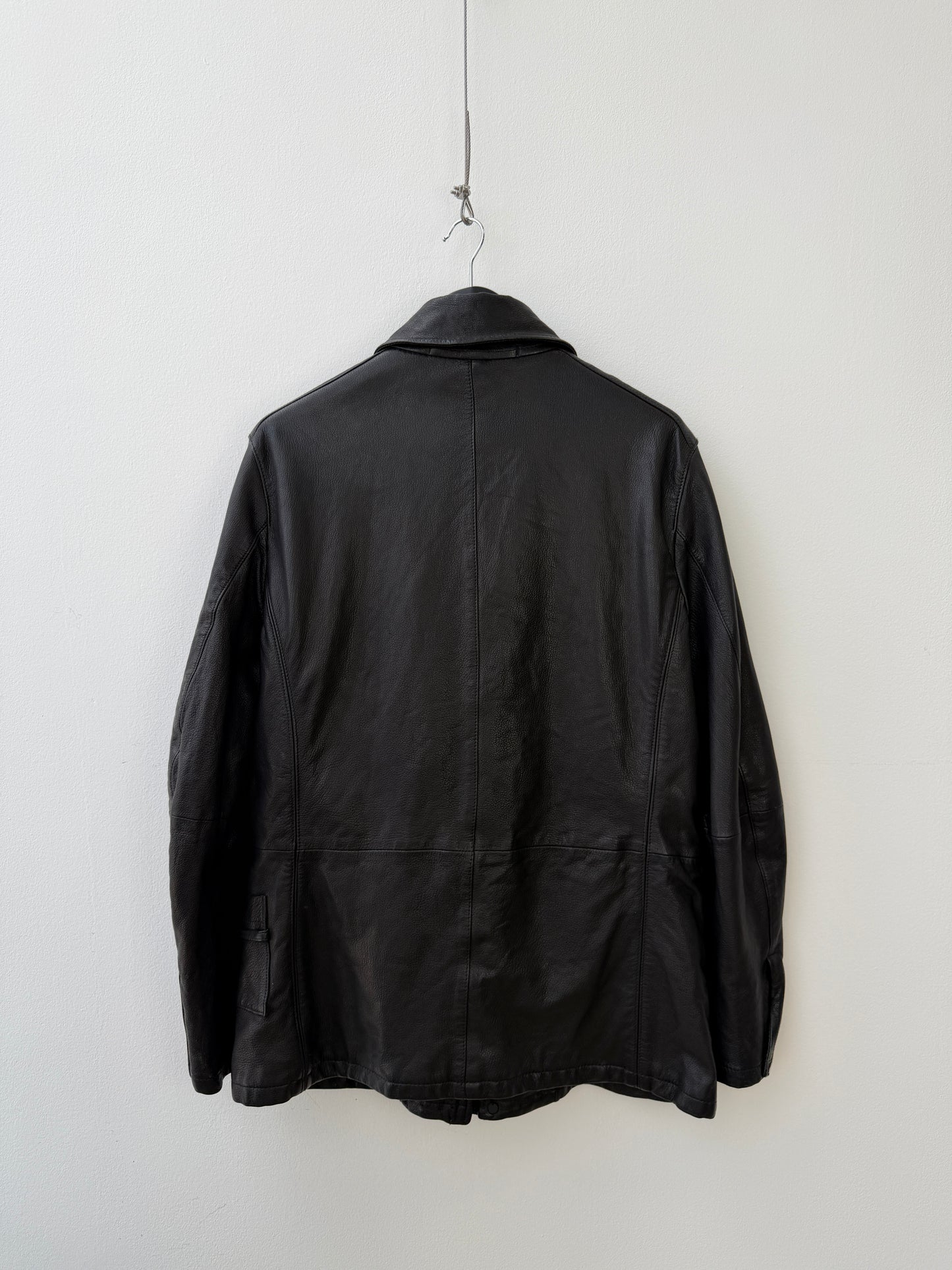 C.P. Company Black AW2008 Leather Multi-Pocket jacket