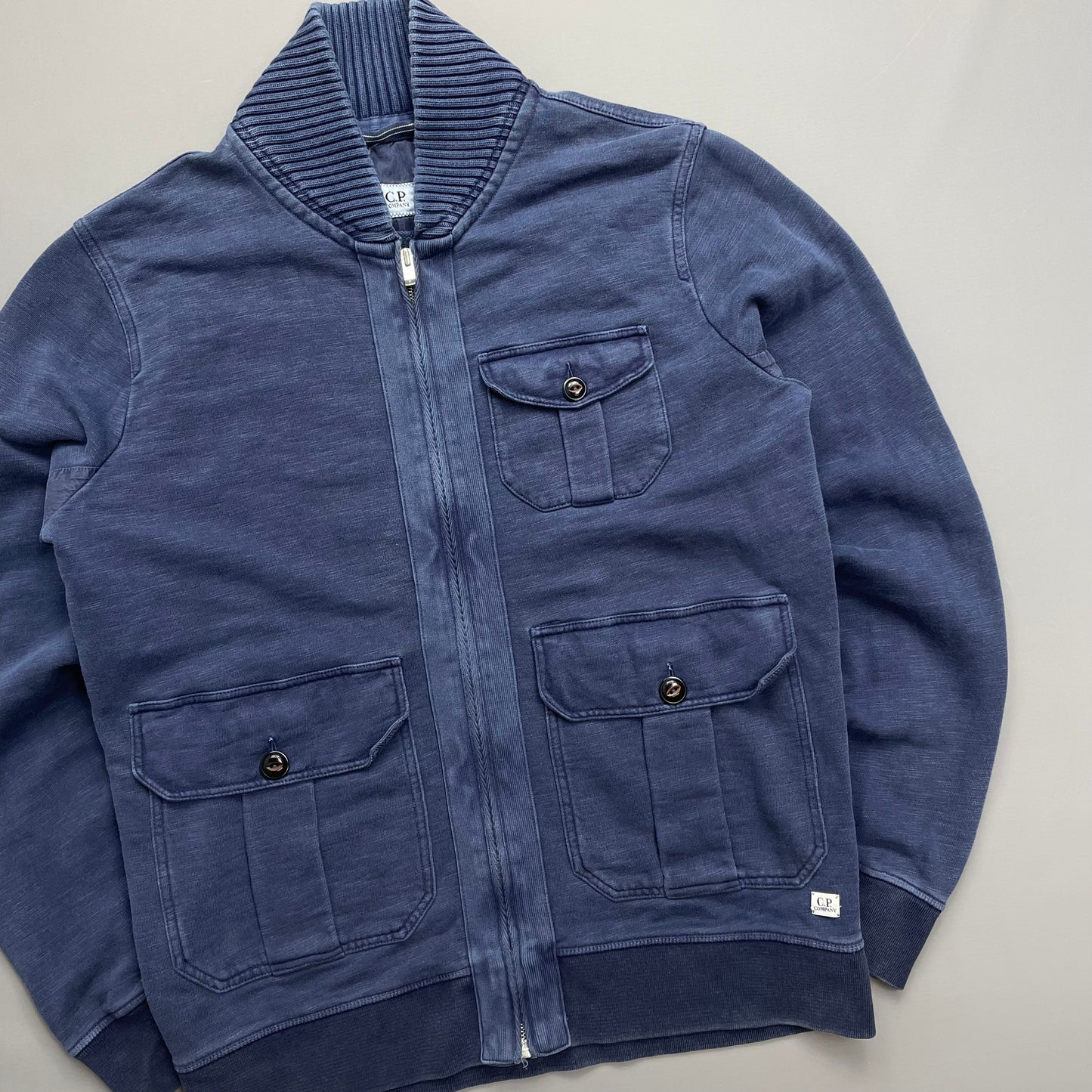 C.P. Company Blue Japanese Release Cotton Zip-Through Jacket