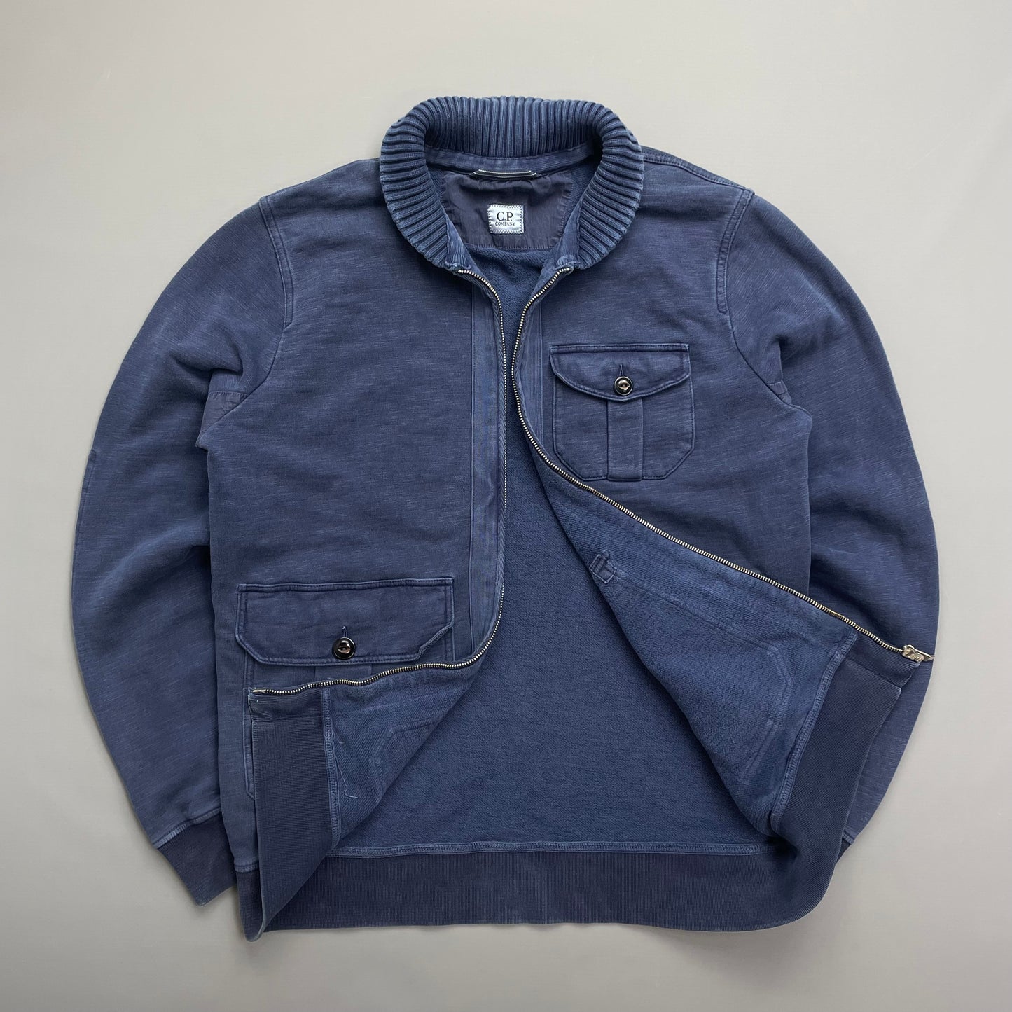 C.P. Company Blue Japanese Release Cotton Zip-Through Jacket