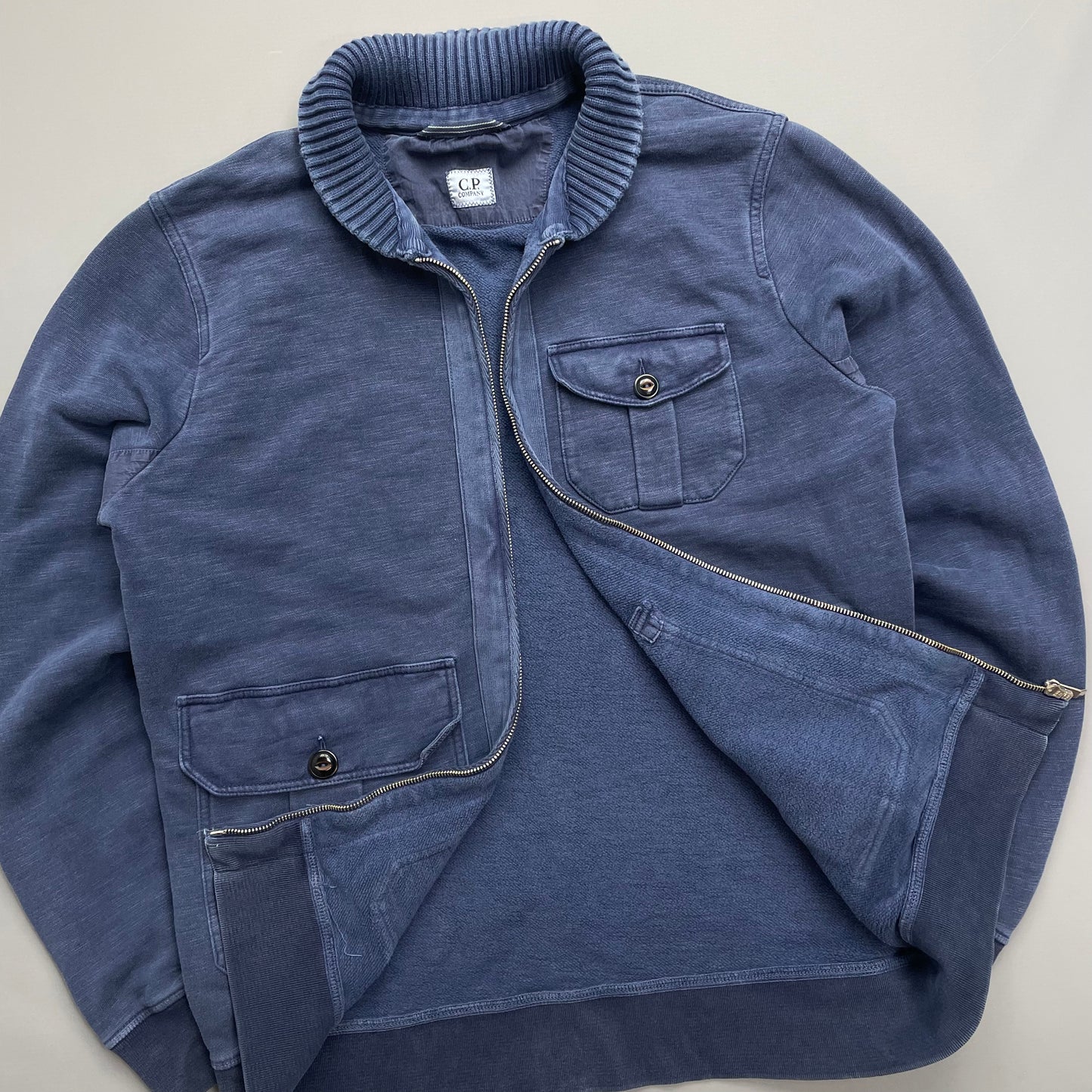 C.P. Company Blue Japanese Release Cotton Zip-Through Jacket