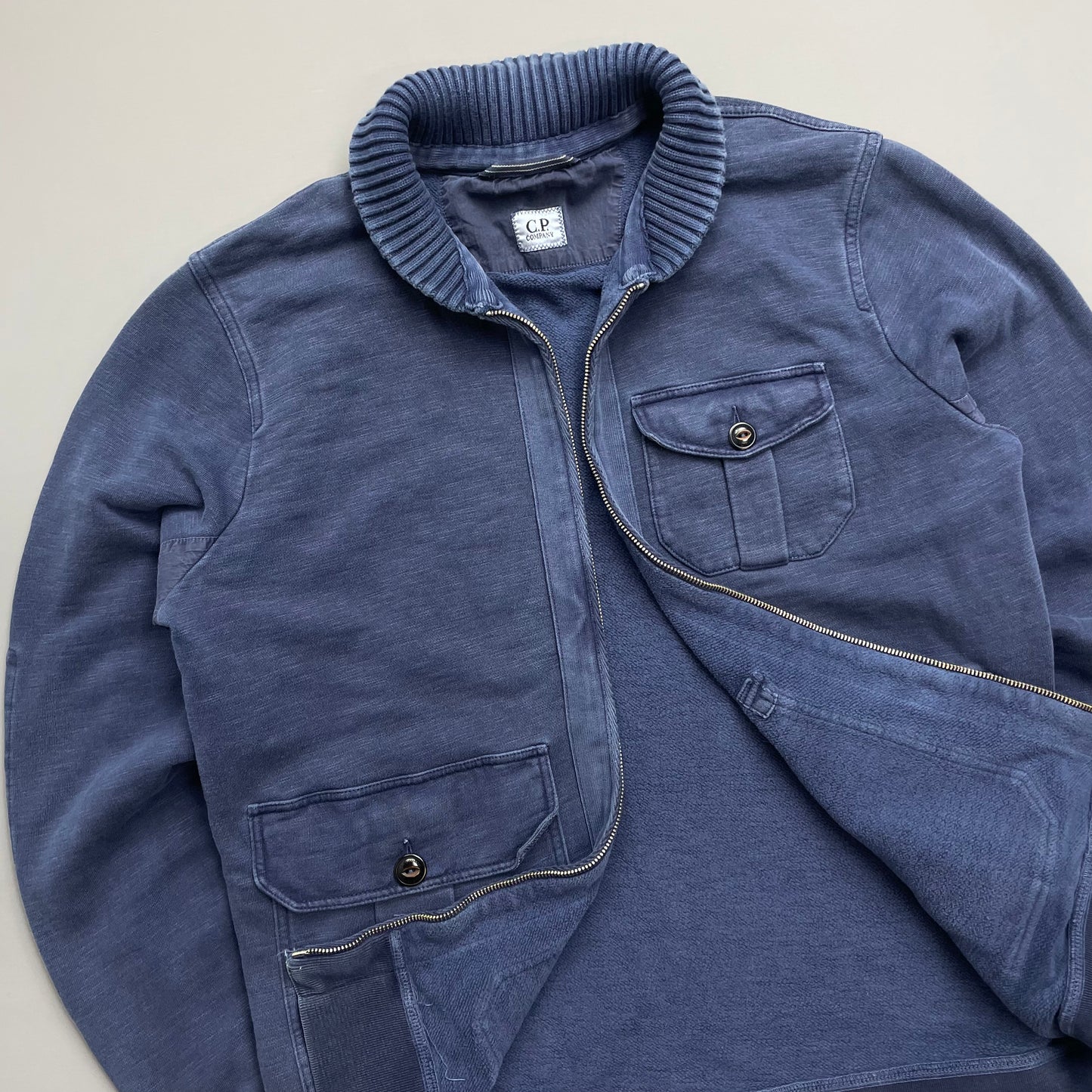 C.P. Company Blue Japanese Release Cotton Zip-Through Jacket