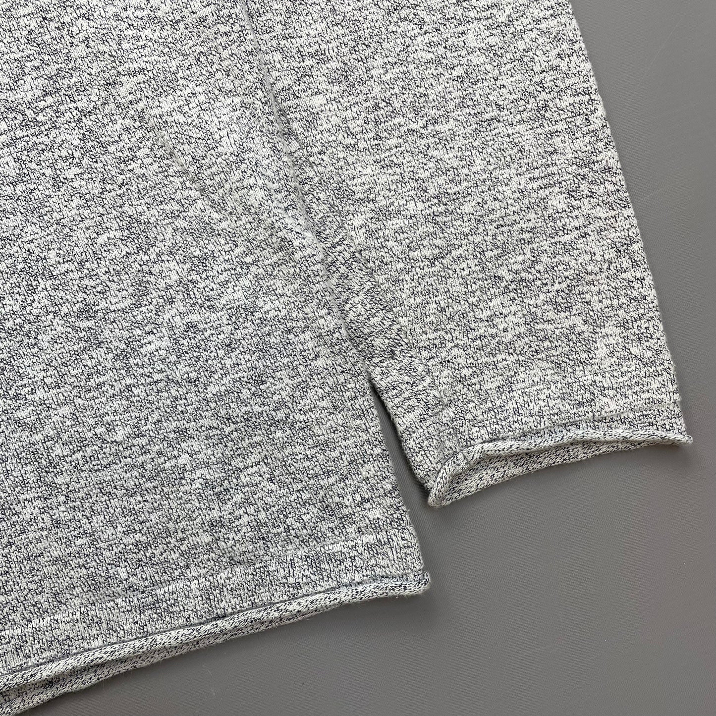 Stone Island Grey SS19 Lightweight Raw Edge Grainy Knit Jumper