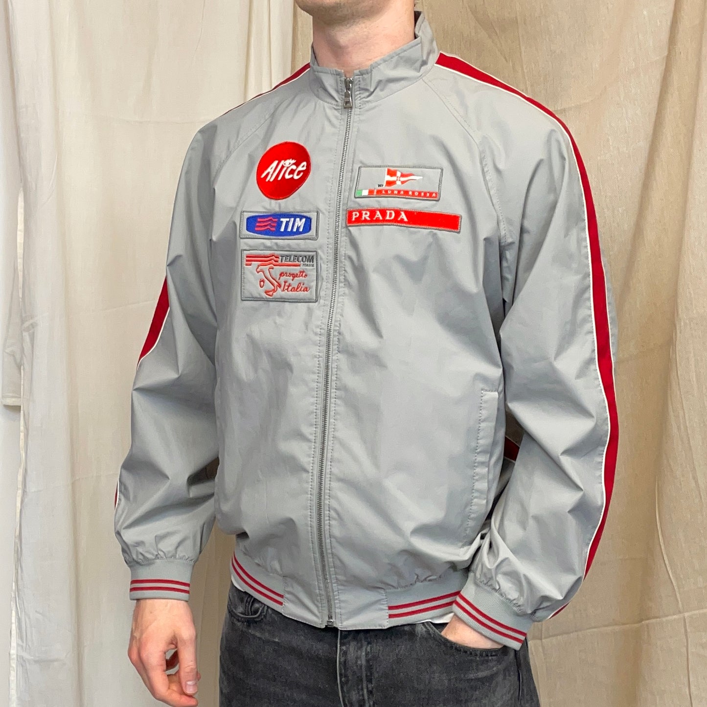 Prada Luna Rossa 2000's Sailing Team Racing Windbreaker Jacket