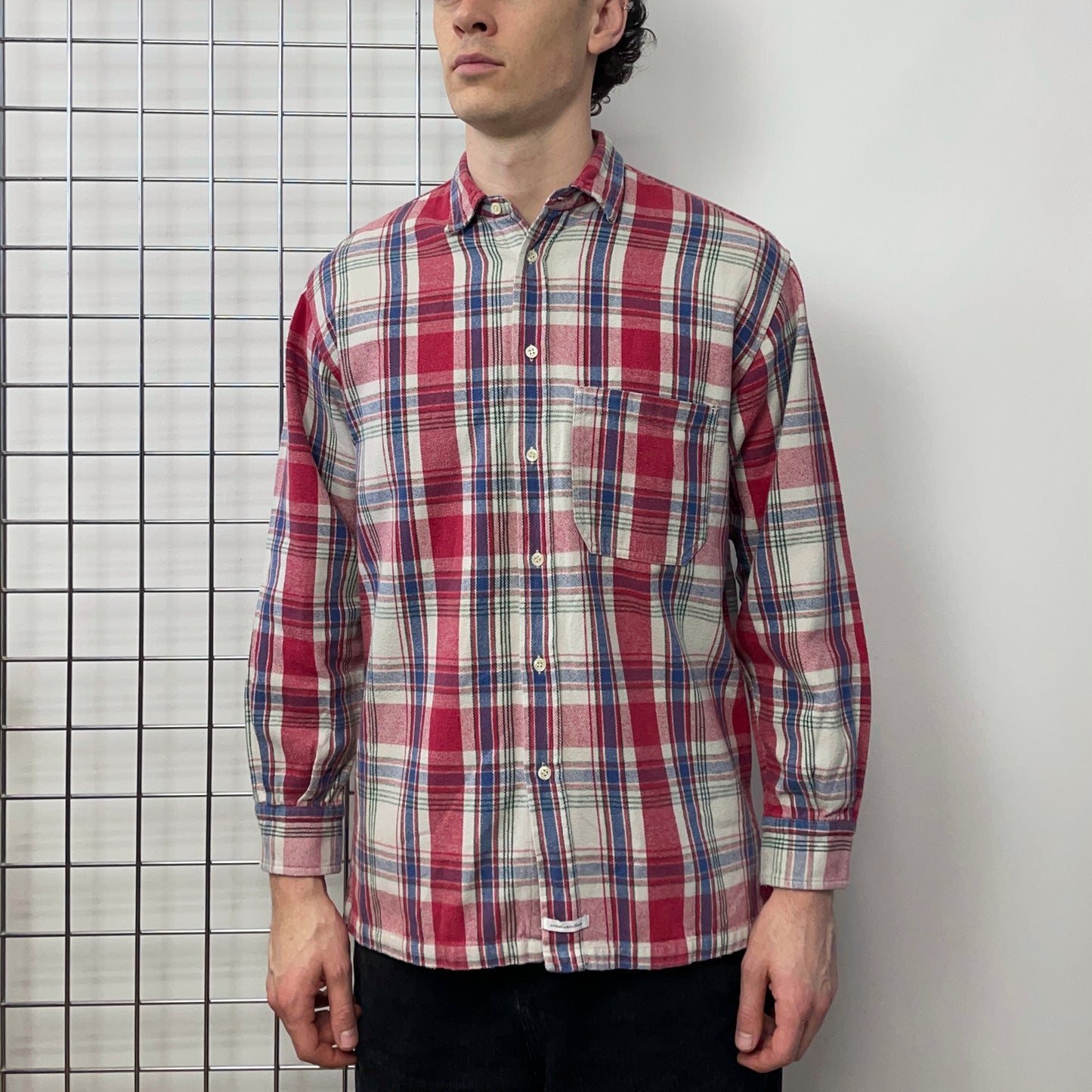 C.P. Company Red White & Blue AW94 Check Flannel Shirt (Undersixteen)