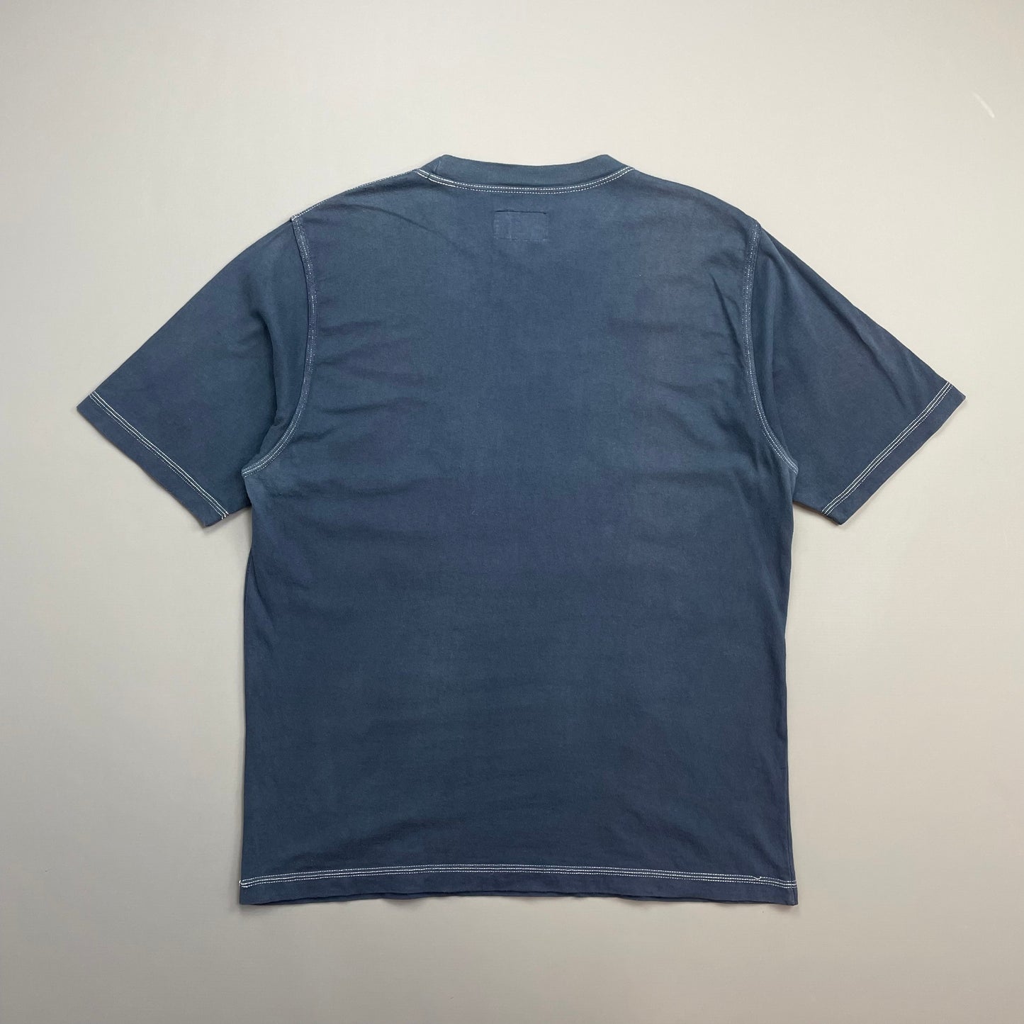 Armani Jeans Navy 90s Nautical Print Cotton Tee