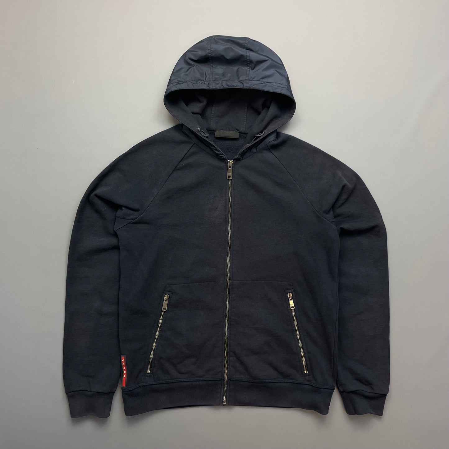 Prada Sport Navy 2017 Nylon Hoodie