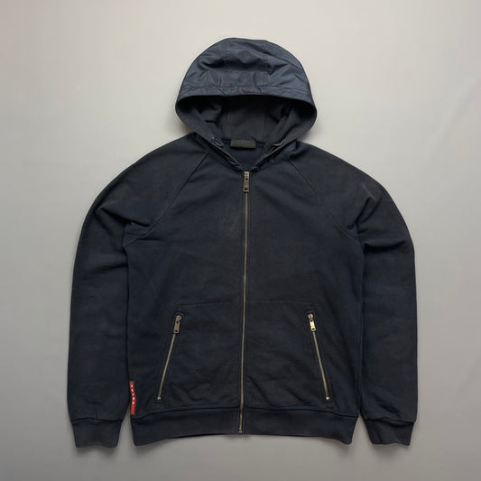 Prada Sport Navy 2017 Nylon Hoodie