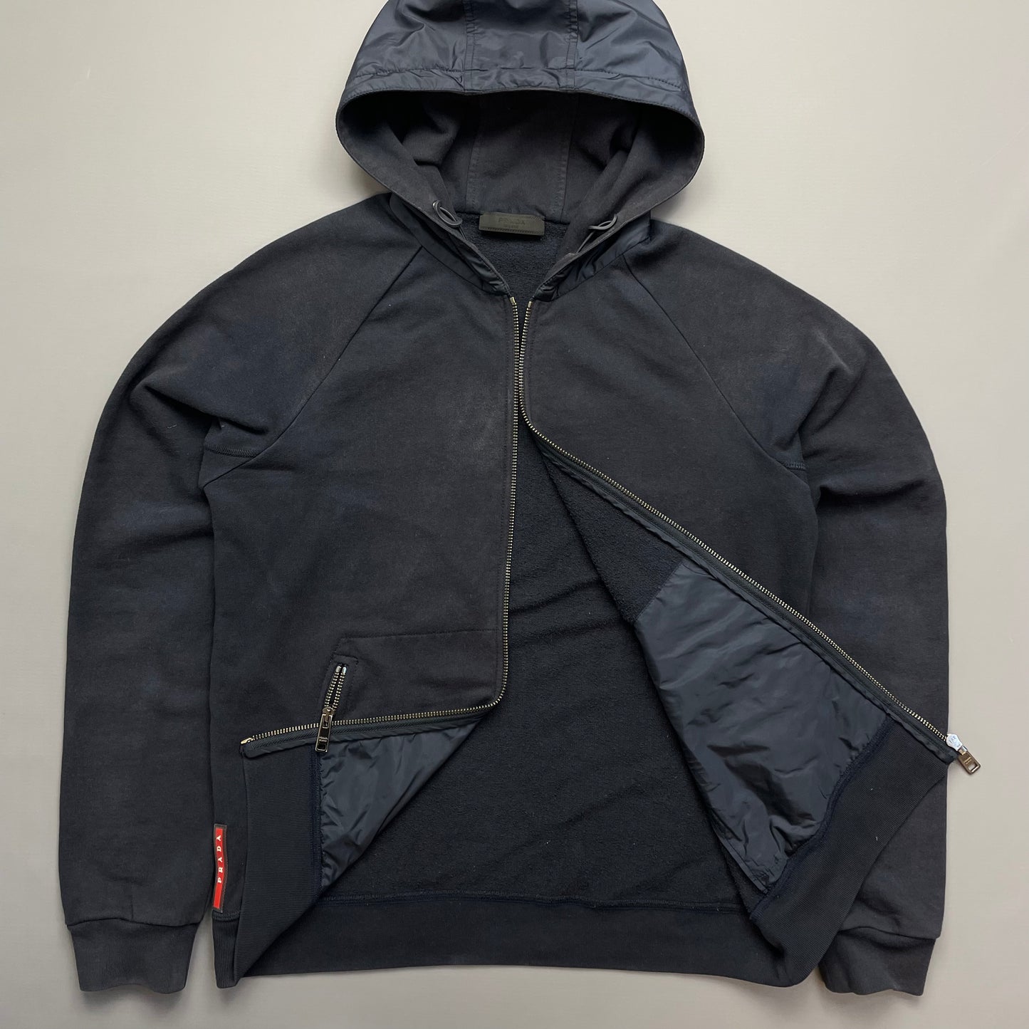 Prada Sport Navy 2017 Nylon Hoodie