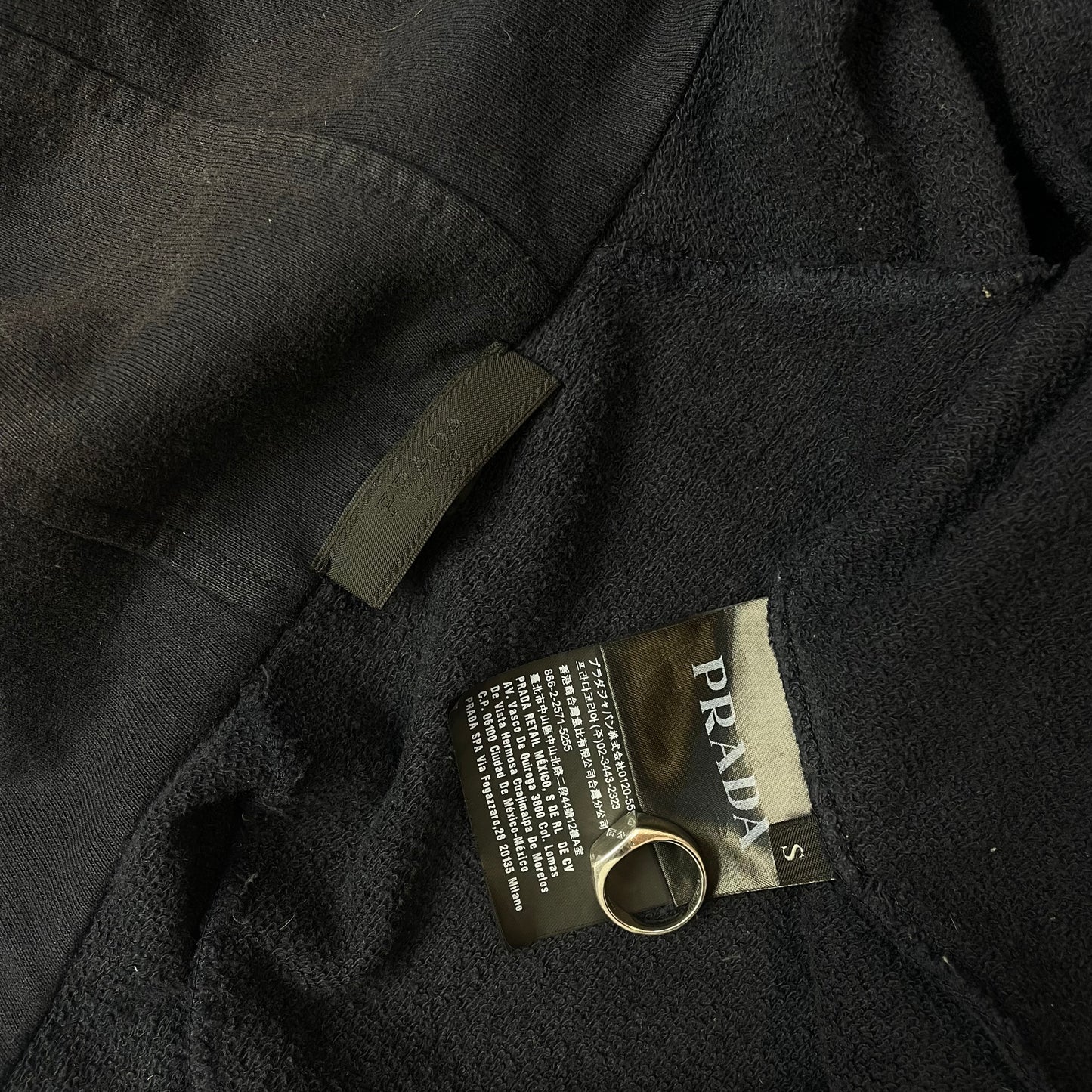 Prada Sport Navy 2017 Nylon Hoodie