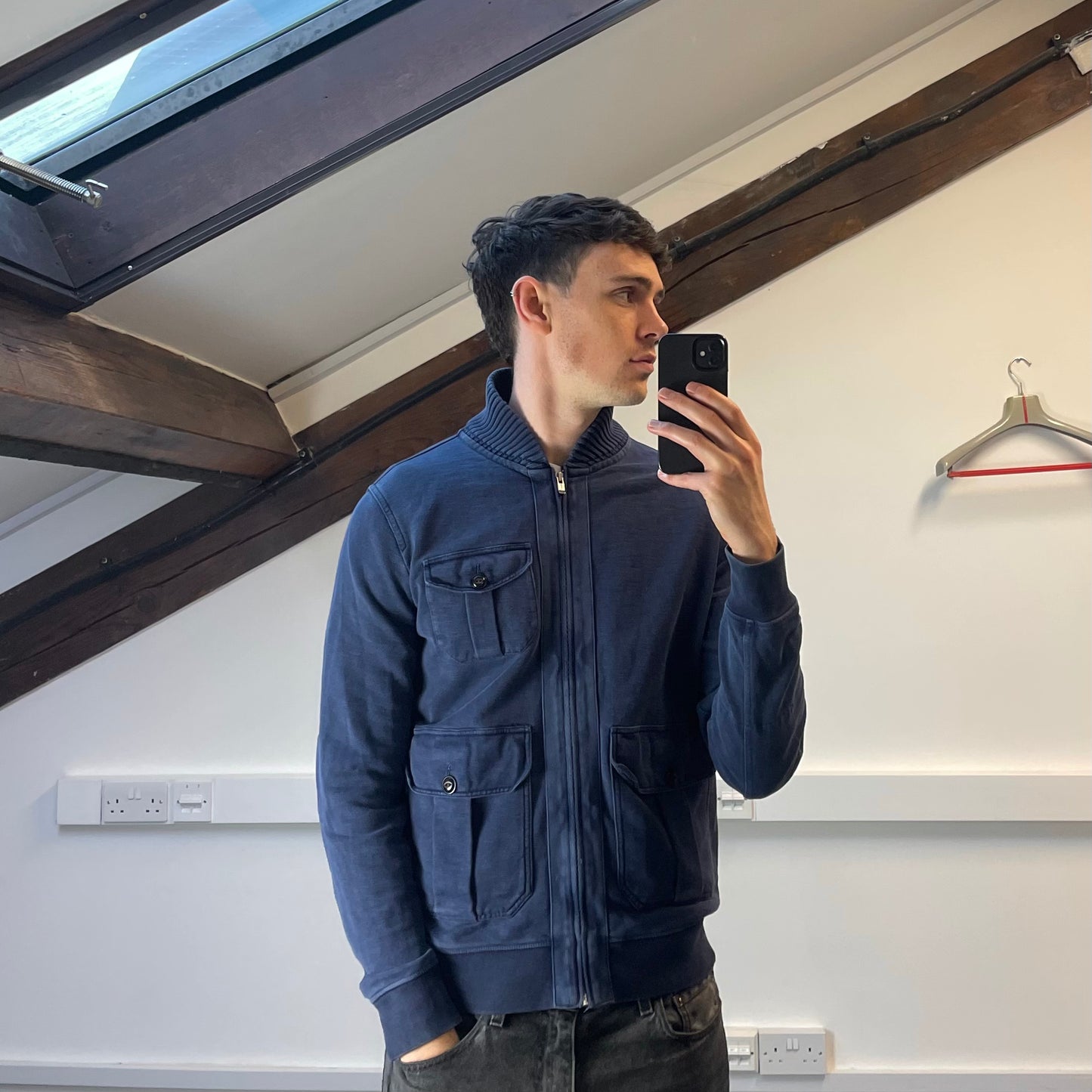 C.P. Company Blue Japanese Release Cotton Zip-Through Jacket