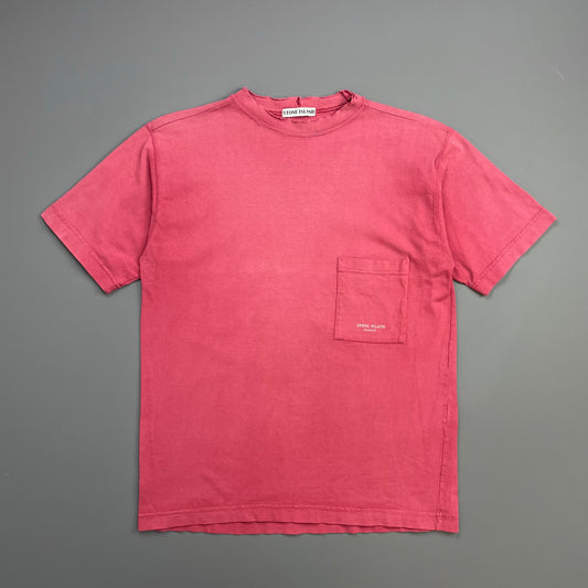Stone Island Marina Pink 80s Cotton Pocket Tee