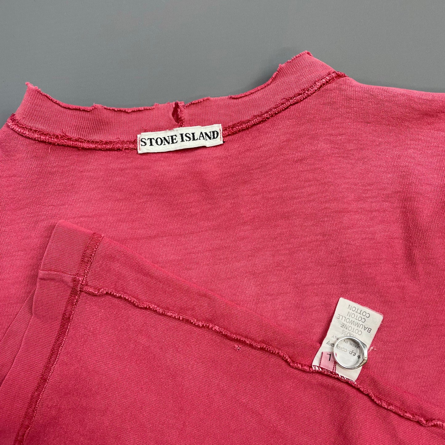 Stone Island Marina Pink 80s Cotton Pocket Tee