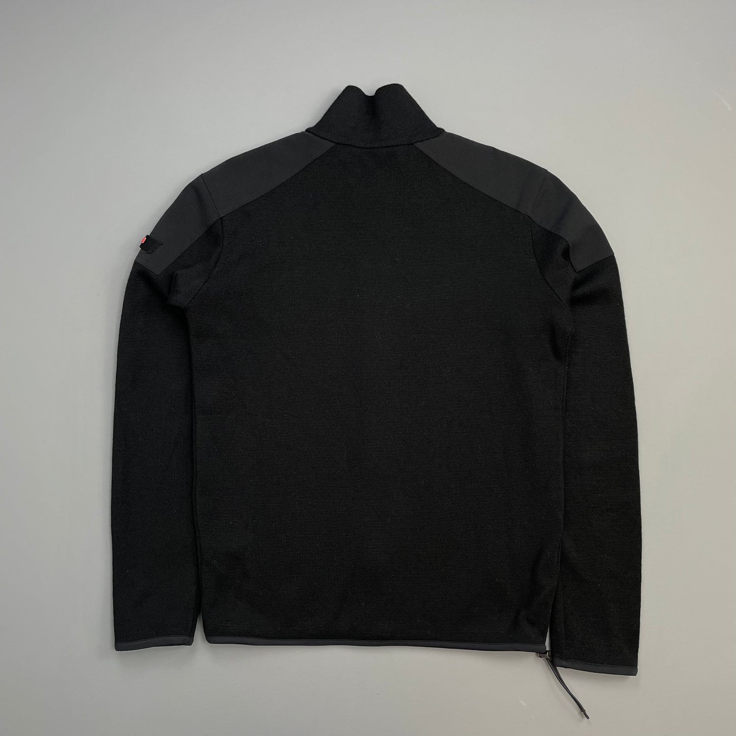Prada Sport Black 2009 Wool & Nylon Panelled Knit Jacket