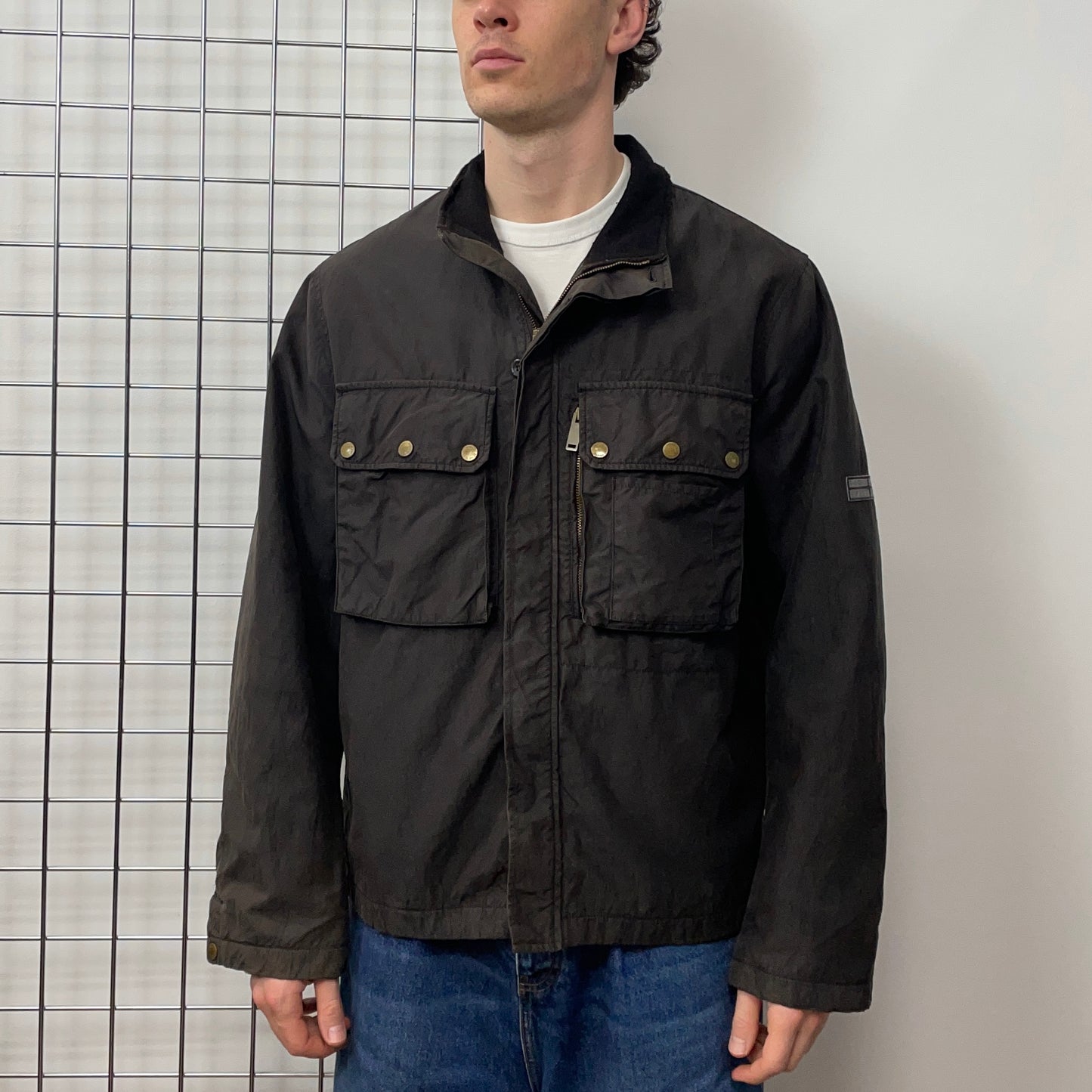 Stone Island Denims Grey AW07 Waxy Coated Field Jacket