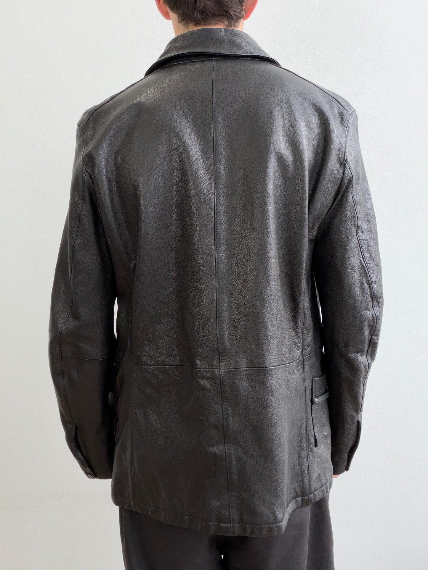 C.P. Company Black AW2008 Leather Multi-Pocket jacket