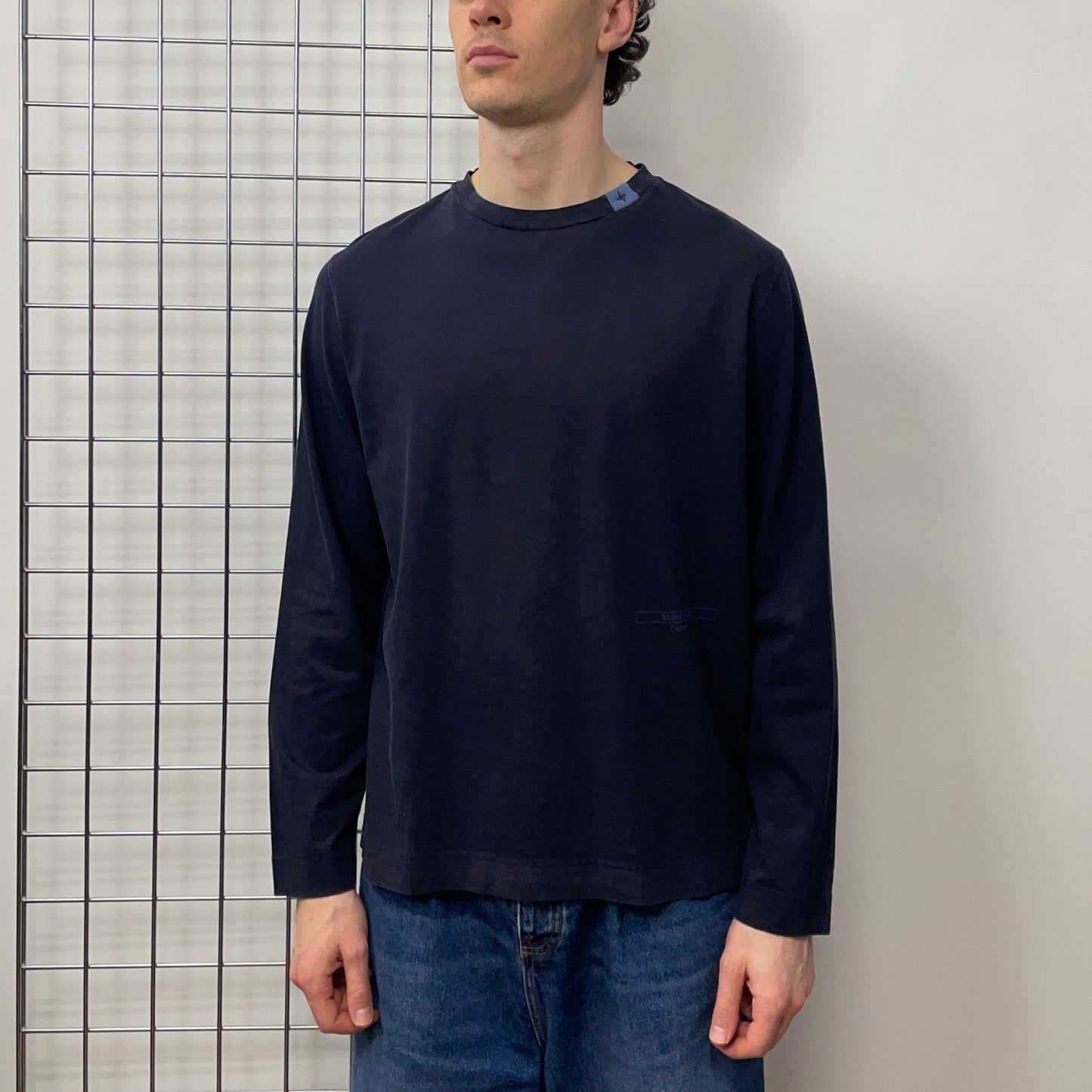 Stone Island Denims Navy AW03 Long Sleeve Tee